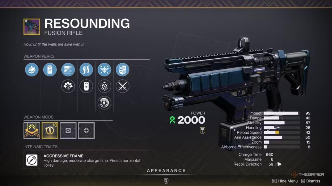 Resounding fusion rifle