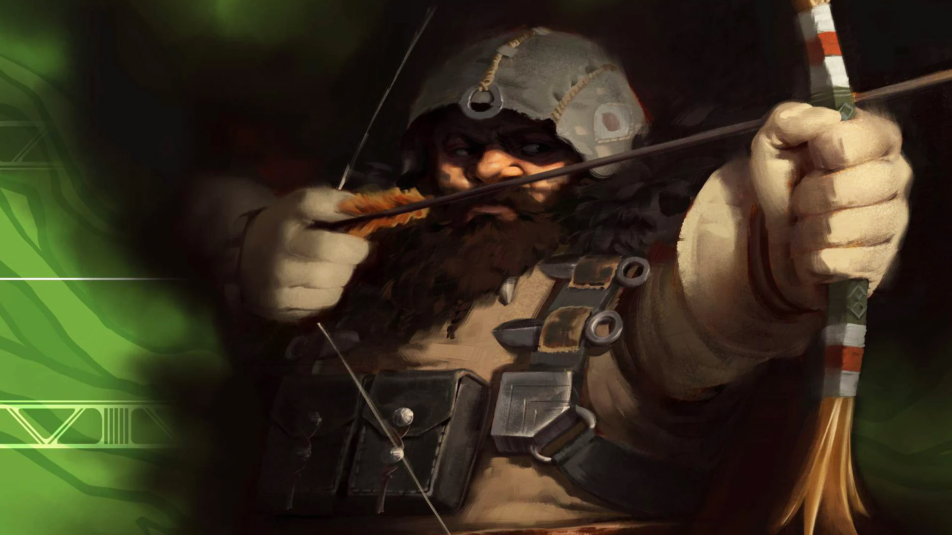 Best Avowed builds: a dwarf drawing a bow back