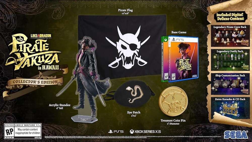 Like A Dragon: Pirate Yakuza In Hawaii Collector's Edition Preorders In Stock At Amazon