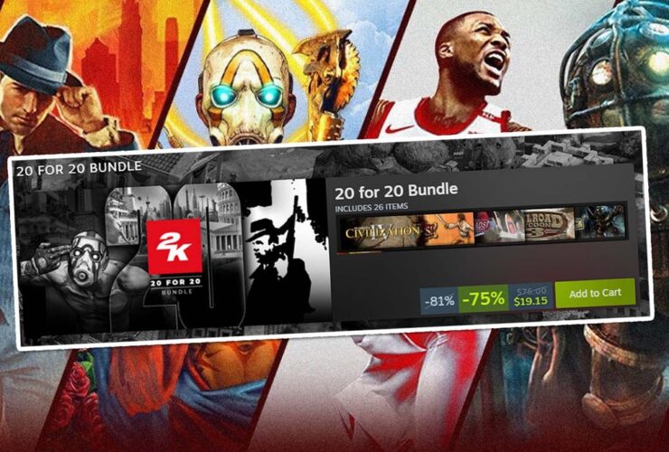 New 2K Steam Sale Offers 20 Games For $20, But There's A Catch