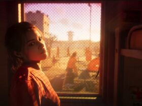 A screenshot of protagonist Lucia from GTA 6