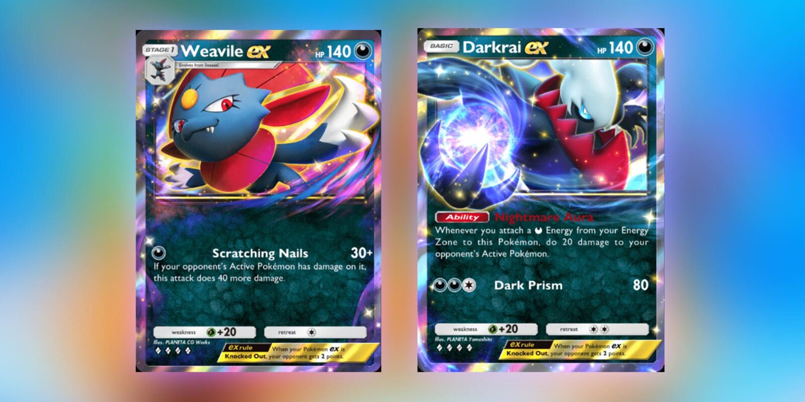 Best Weavile ex / Darkrai ex Deck