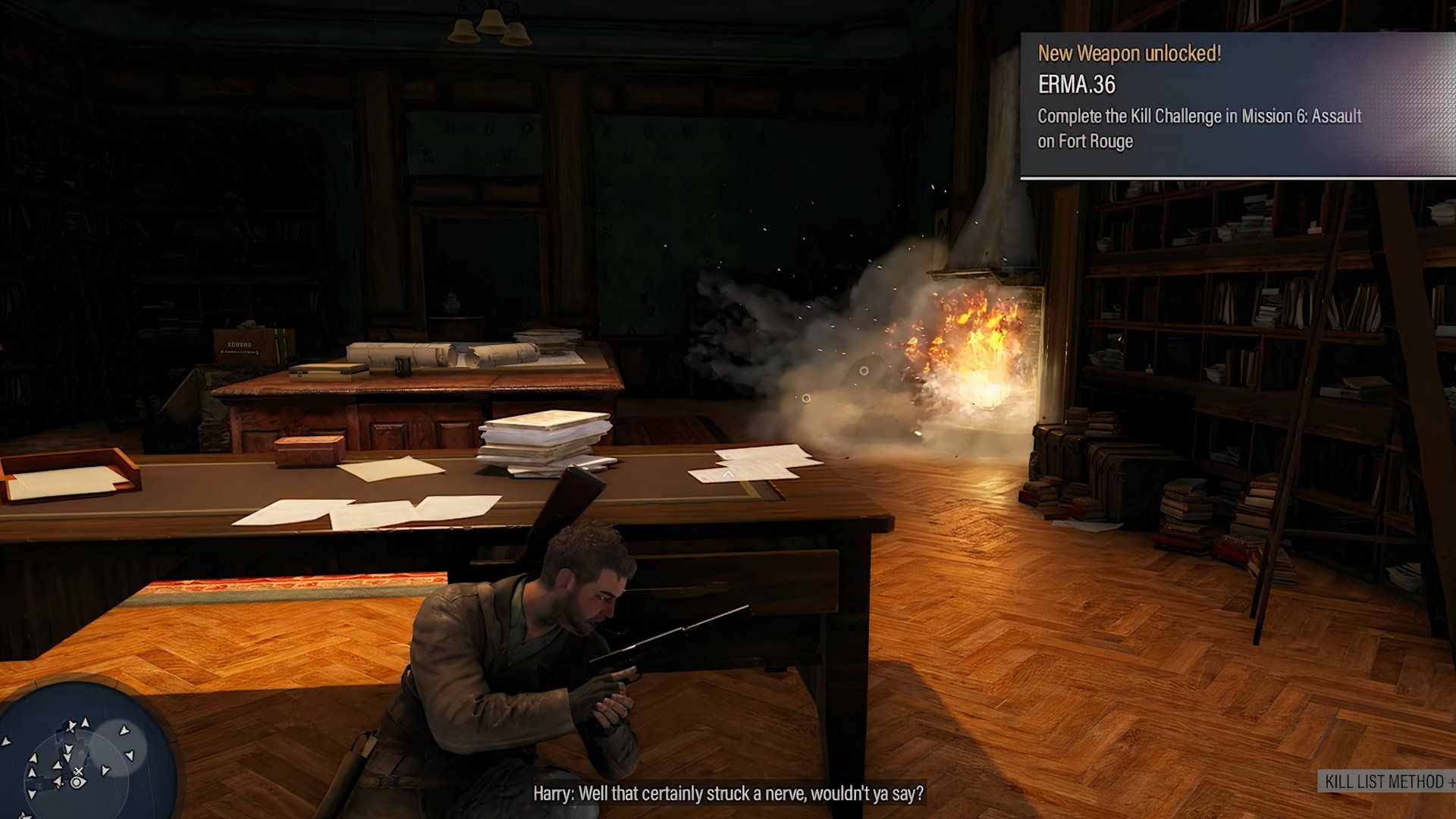 Mission 6 Kill Challenge in Sniper Elite: Resistance.