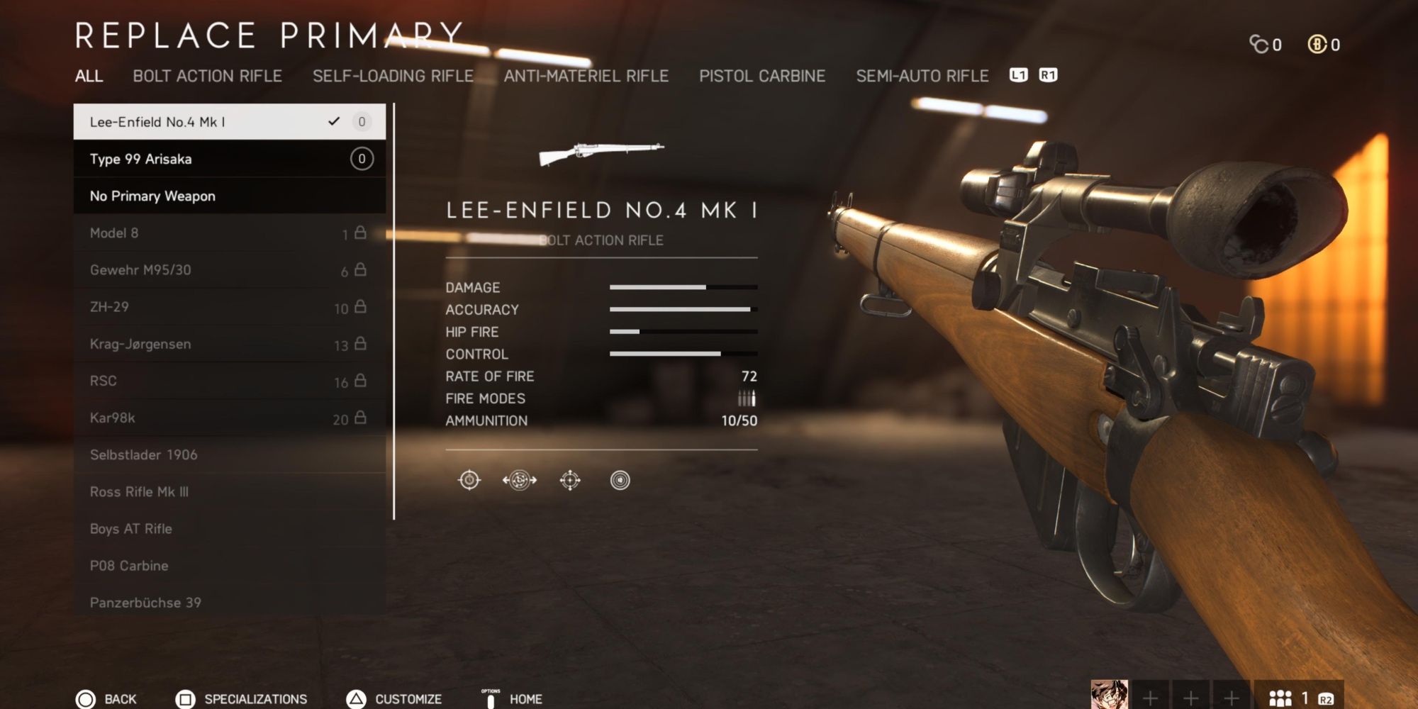 Lee-Enfield No.4 MK 1 in Battlefield 5-1