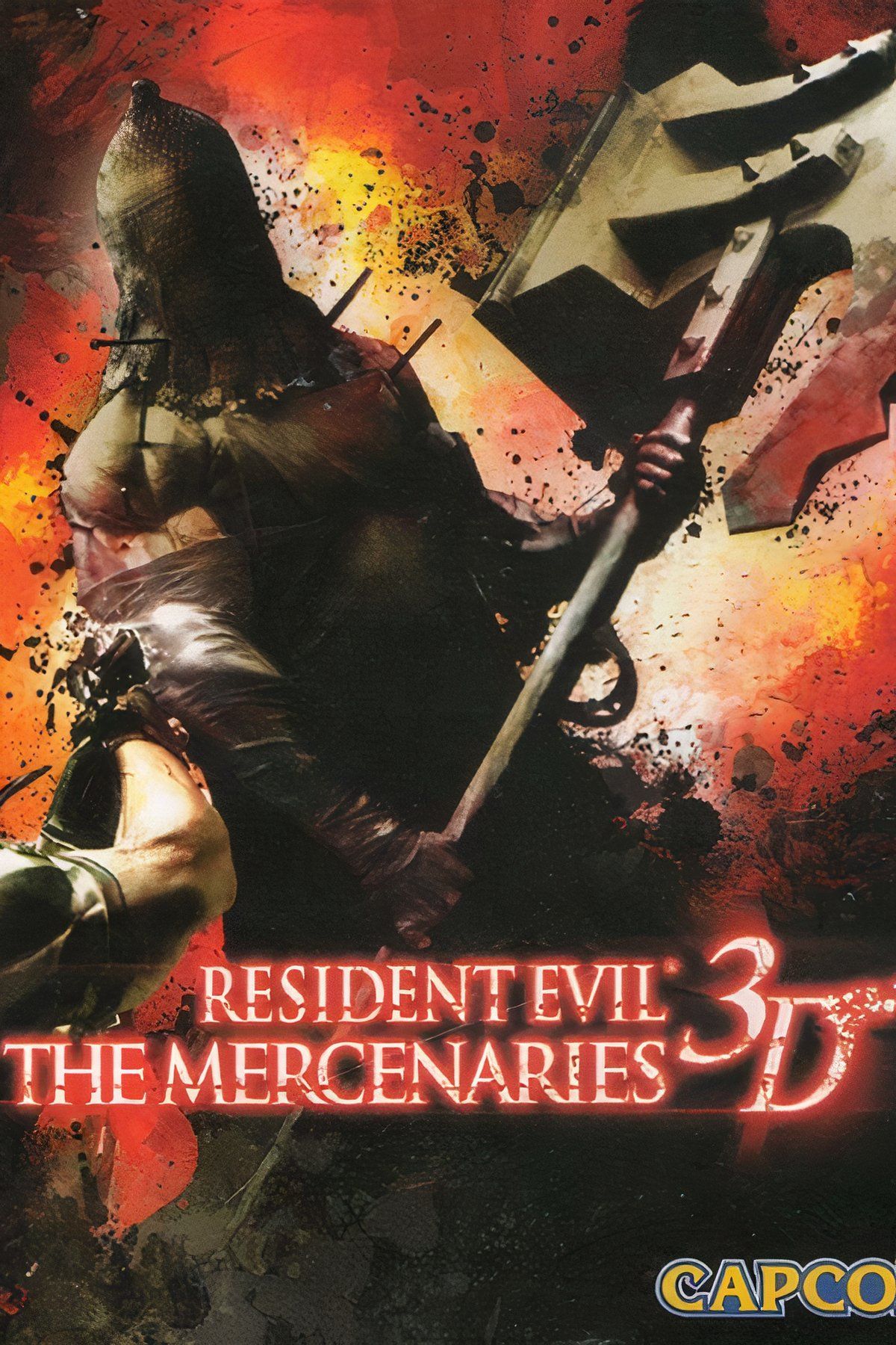 Resident Evil: The Mercenaries 3D Tag Page Cover Art