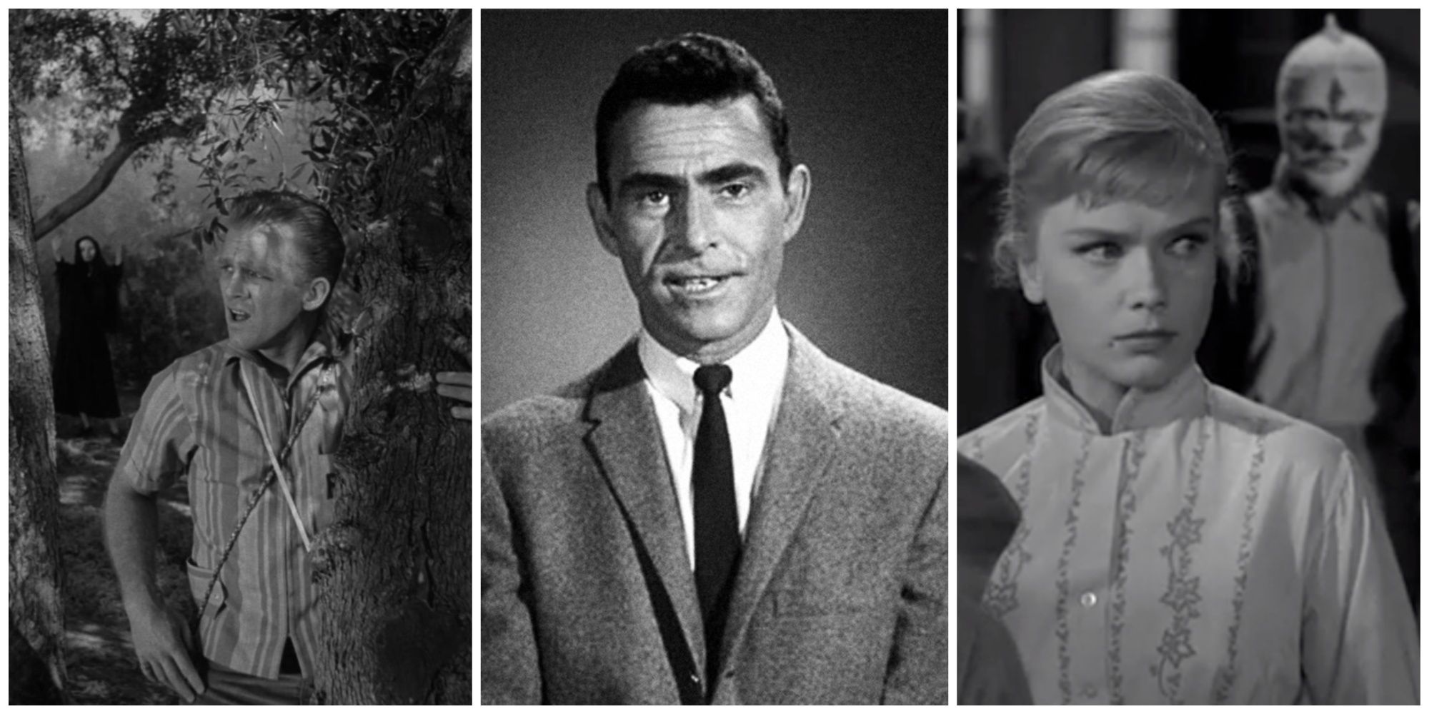 Split image showing images from The Twilight Zone: the episodes 