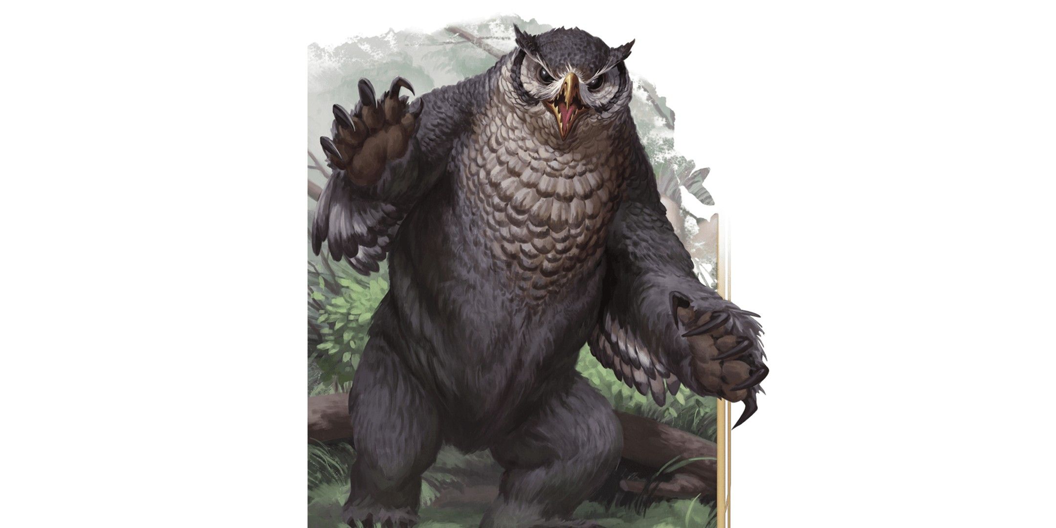 Dungeons & Dragons image showing an owlbear.