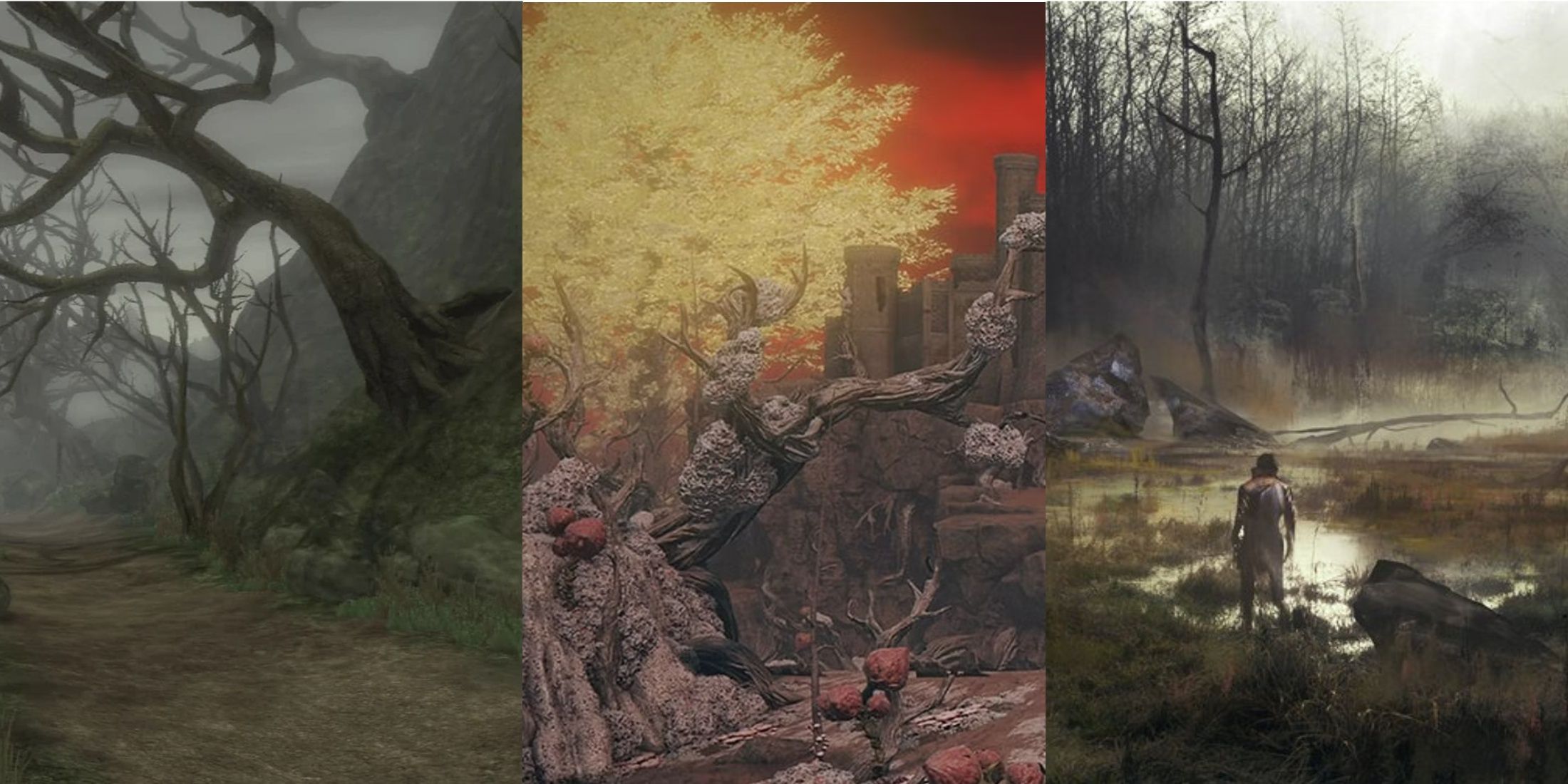 Fable 2, Elden Ring, Greedfall collage