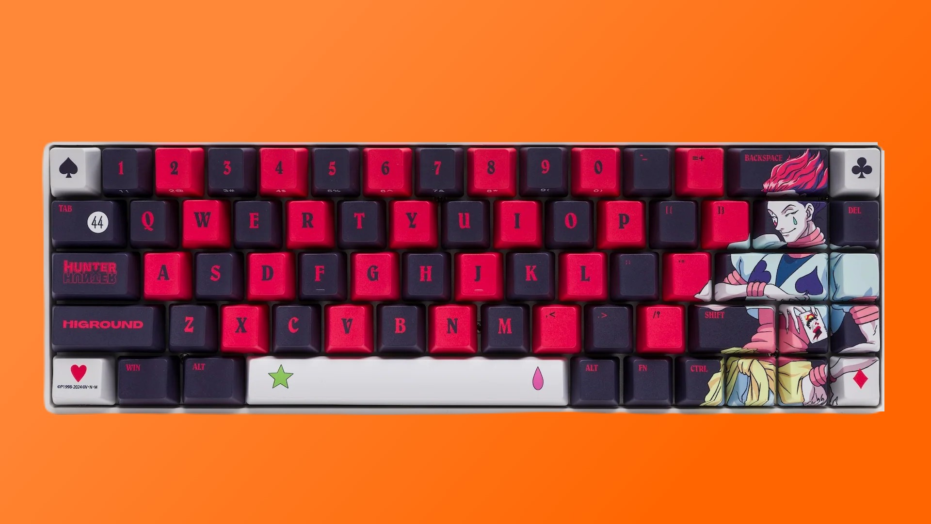 Higround Hunter x Hunter Basecamp 65+ Hisoka gaming keyboard