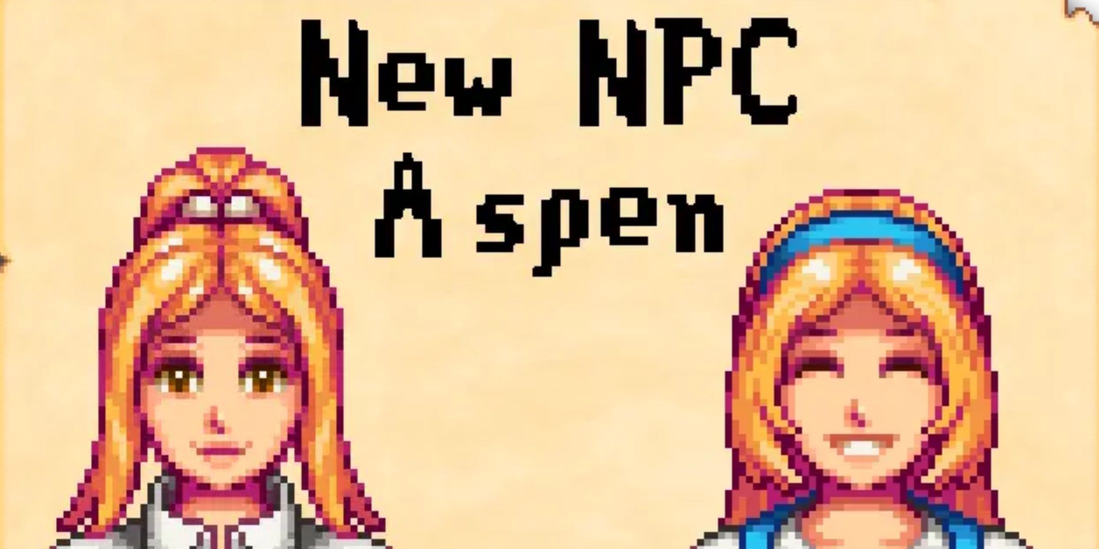 Aspen - New Custom Dateable NPC stardew valley mod