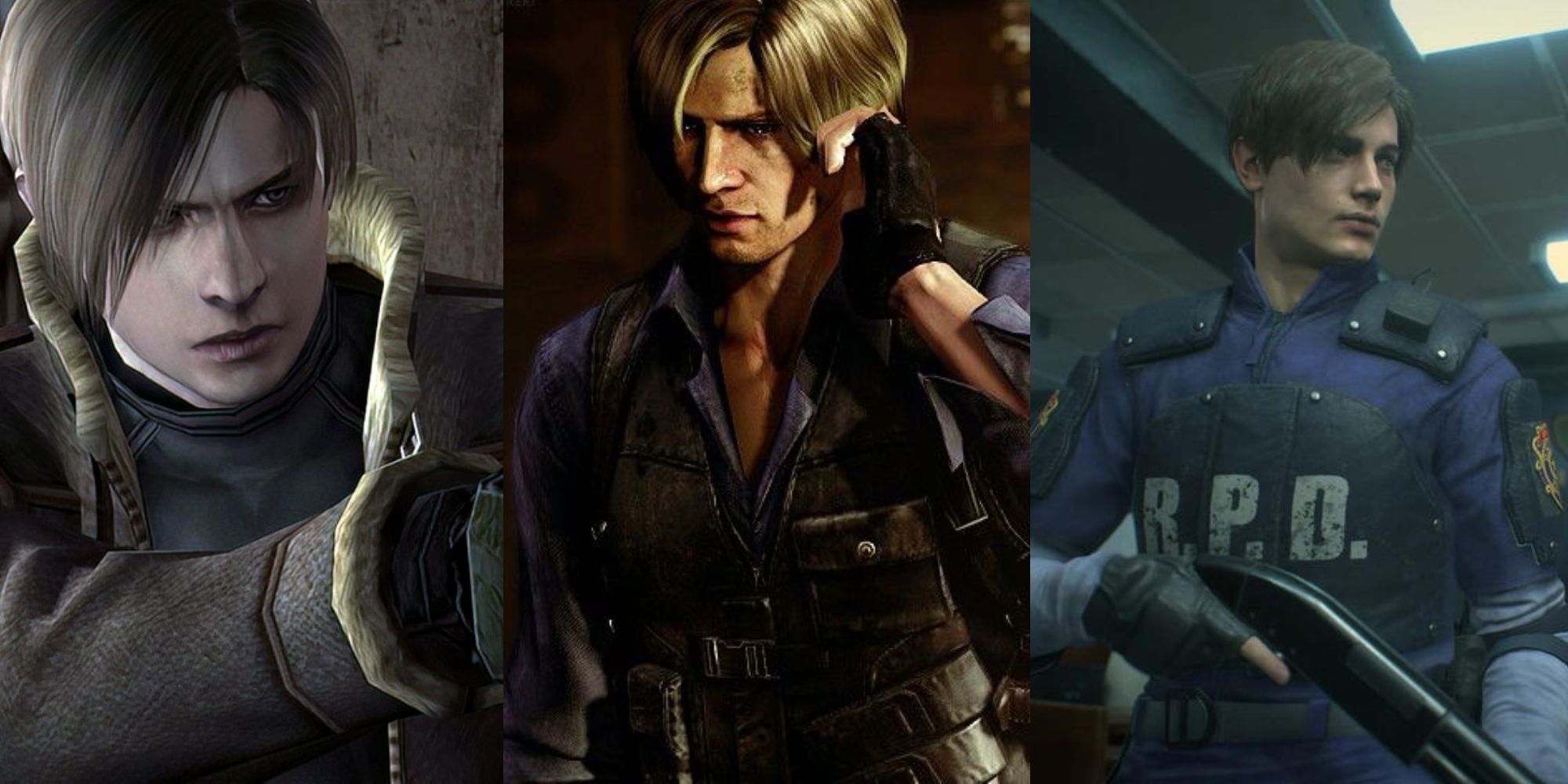 Leon as seen in Resident Evil 4, 6 and 2