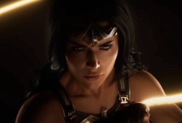 A brightened screenshot from the reveal trailer for the Monolith Productions Wonder Woman game.