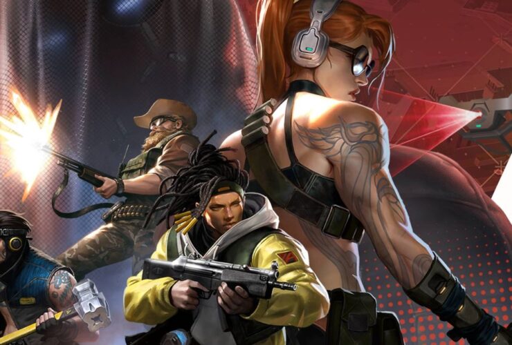 Cropped key art for PUBG: Blindspot, showing several characters holding weapons.