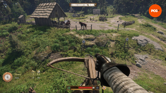 using a crossbow in kingdom come 2