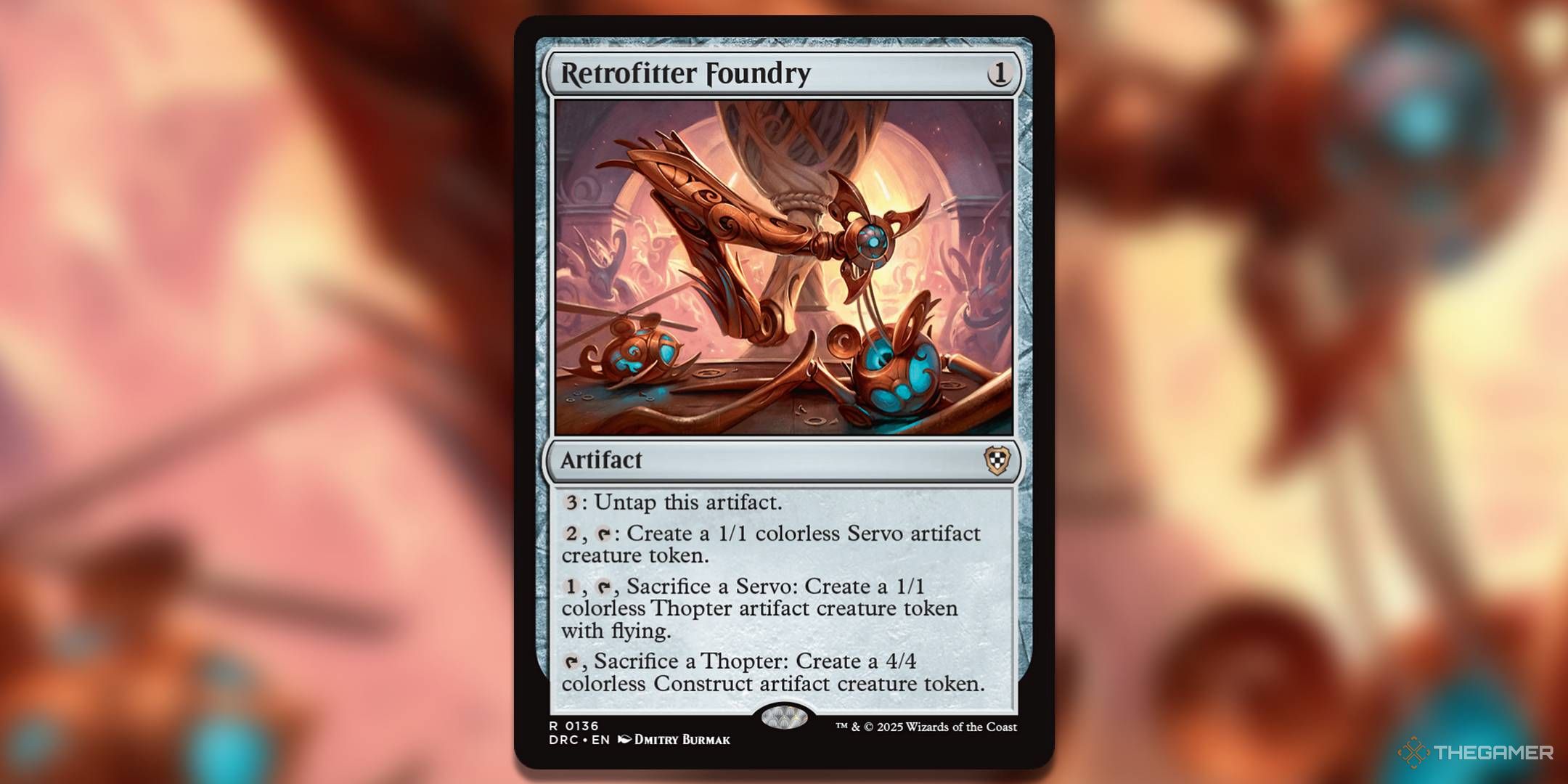 Image of Retrofitter Foundry card in Magic: The Gathering.