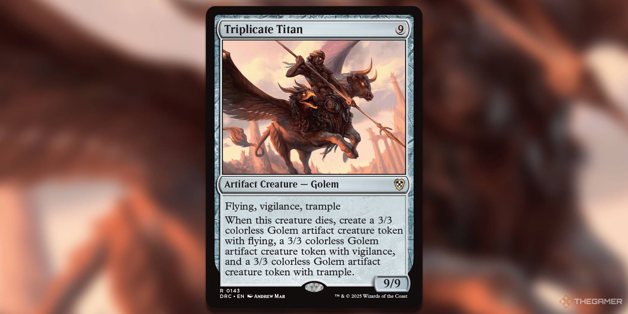 Image of Triplicate Titan card in Magic: The Gathering.