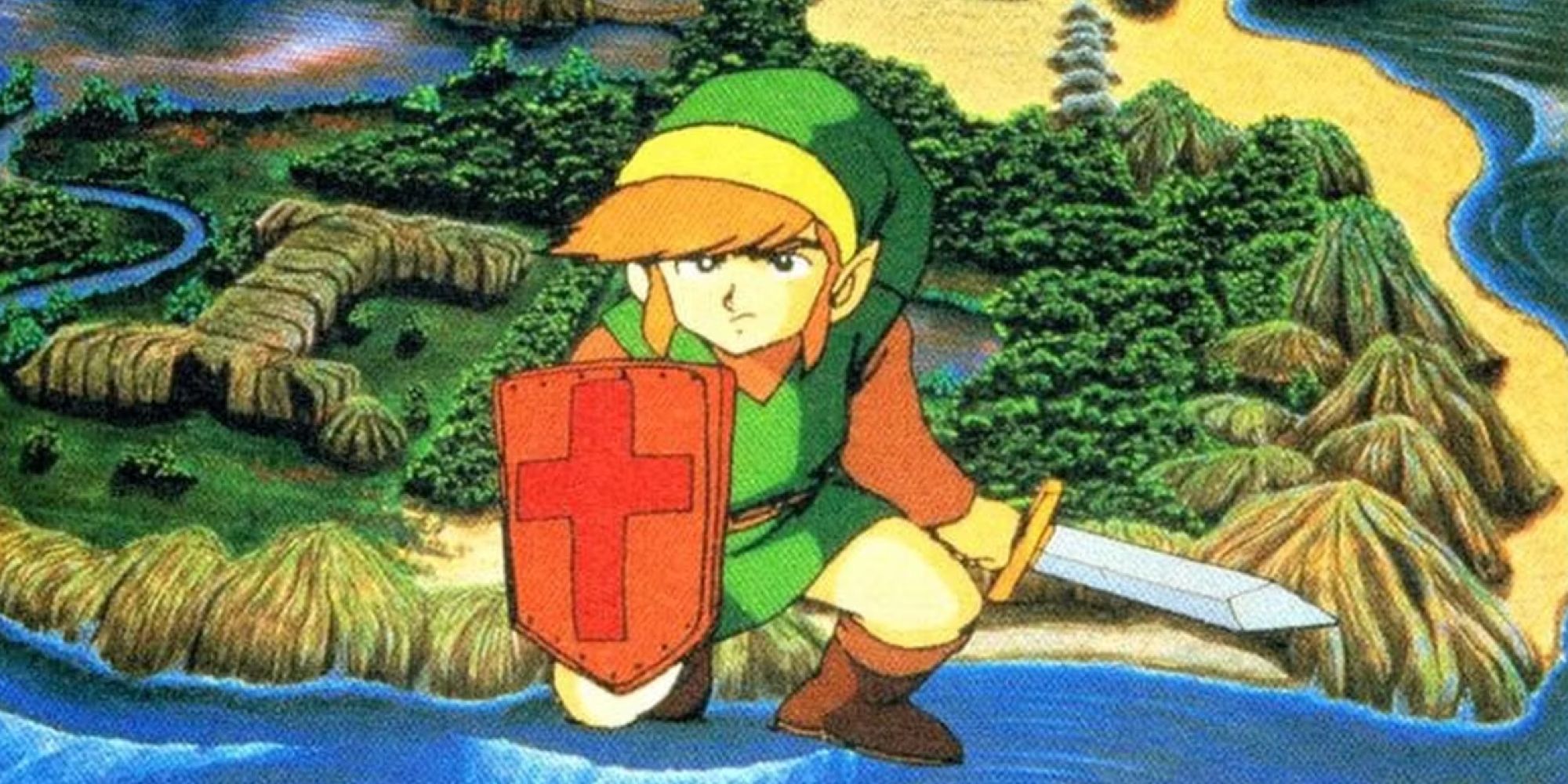 Box art for The Legen of Zelda on the NES.