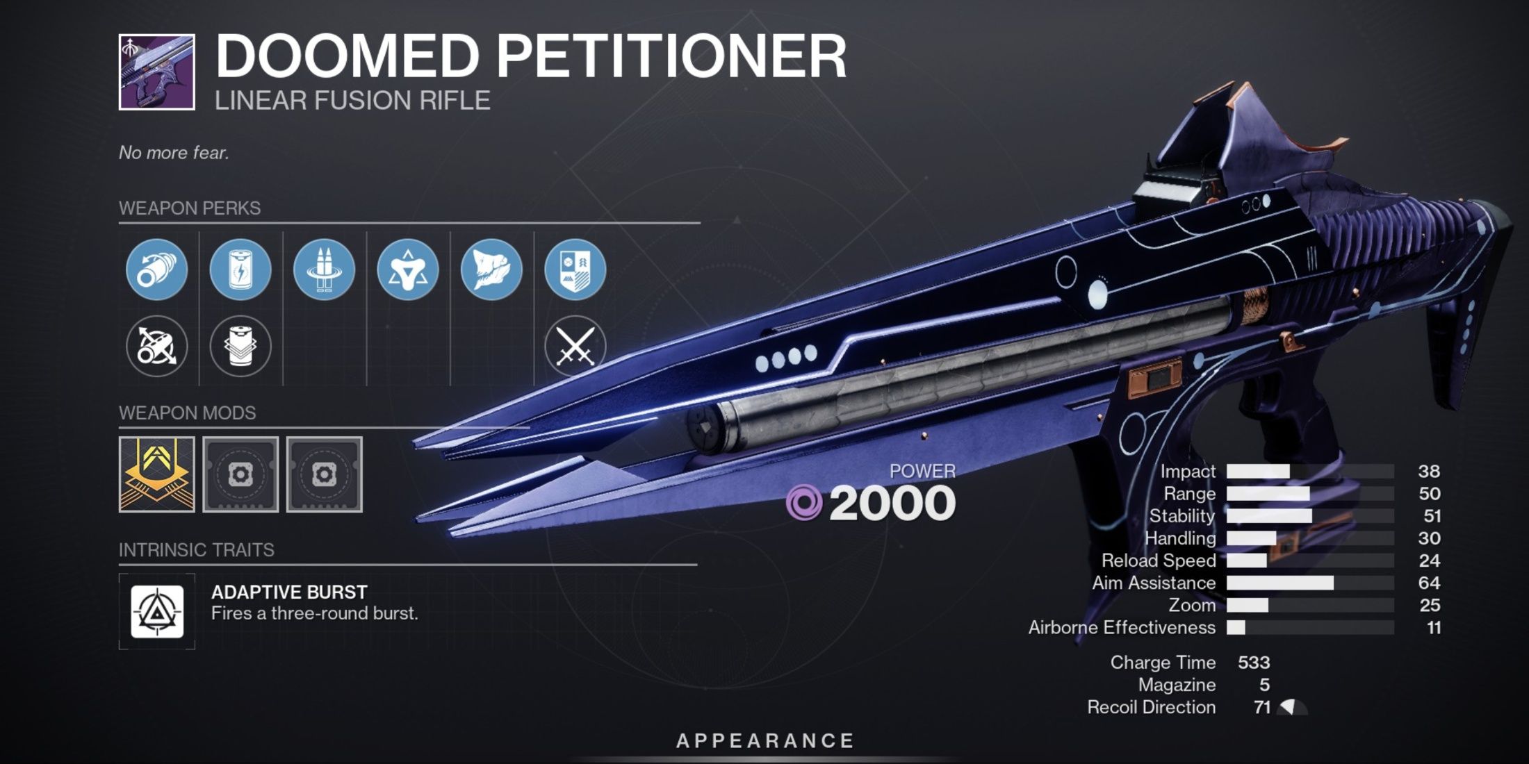 Destiny 2 Doomed Petitioner