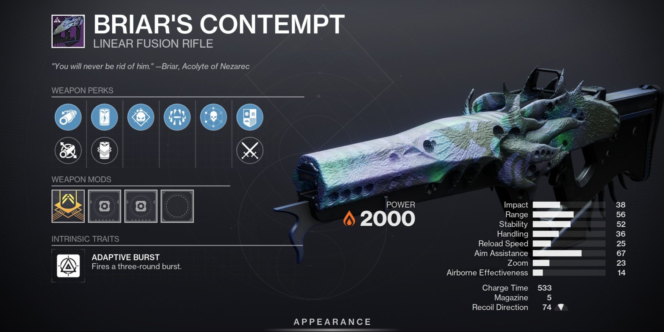 Destiny 2 Briar's Contempt