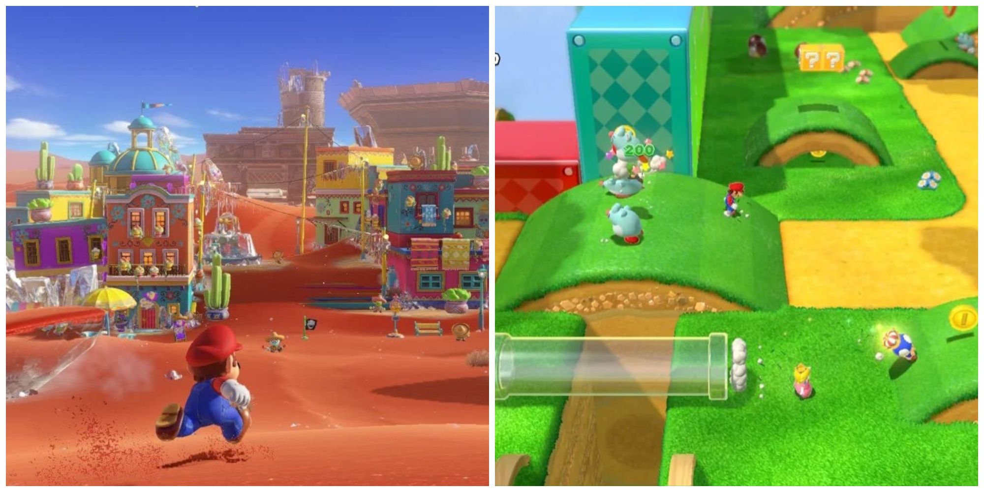 Mario post-content feature