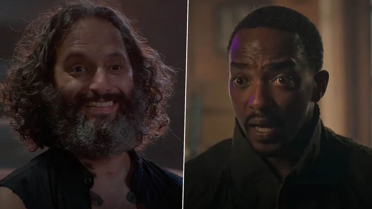 Jason Mantzoukas and Anthony Mackie in Twisted Metal