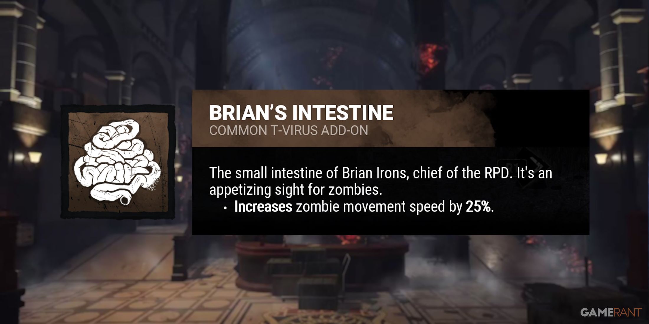 dead by daylight the nemesis brian's intestine addon