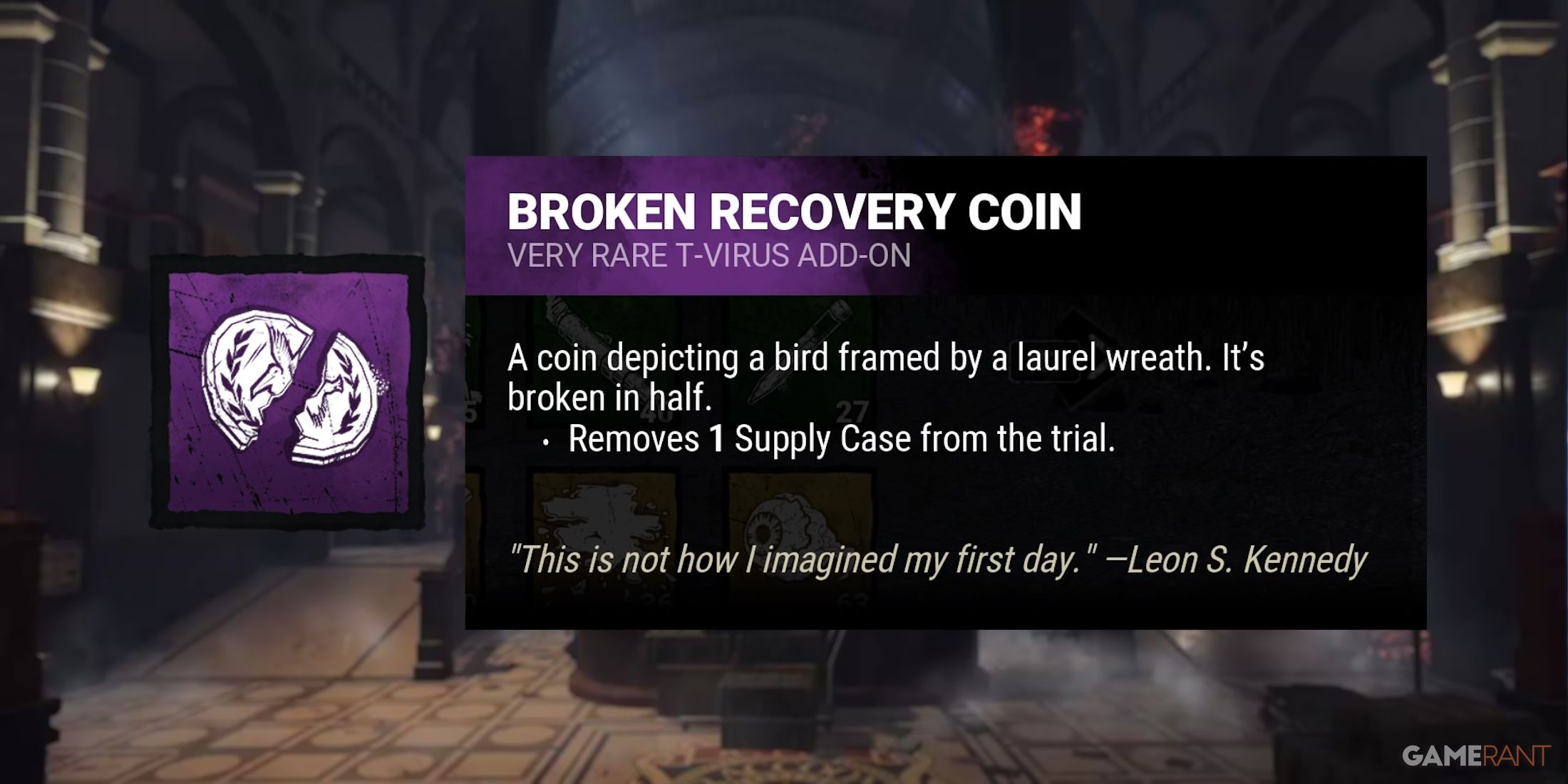 dead by daylight the nemesis broken recovery coin addon