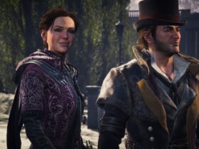 Assassin's Creed Syndicate screenshot of Evie and Jacob Fyre