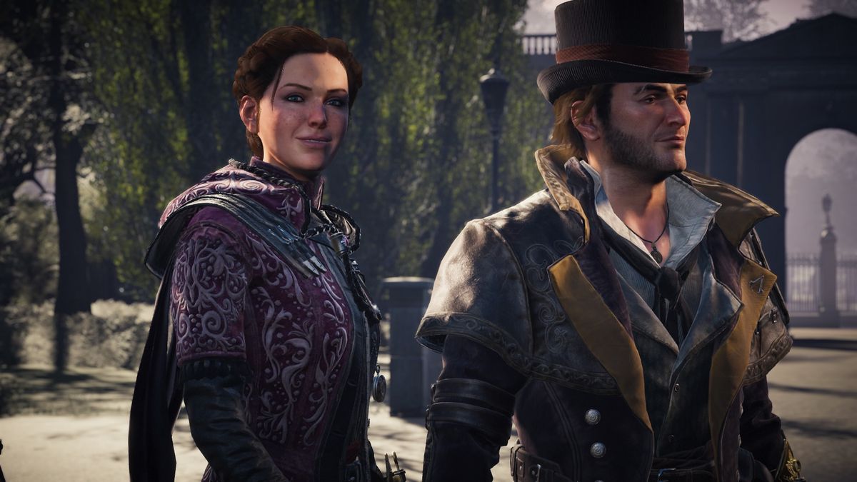 Assassin's Creed Syndicate screenshot of Evie and Jacob Fyre