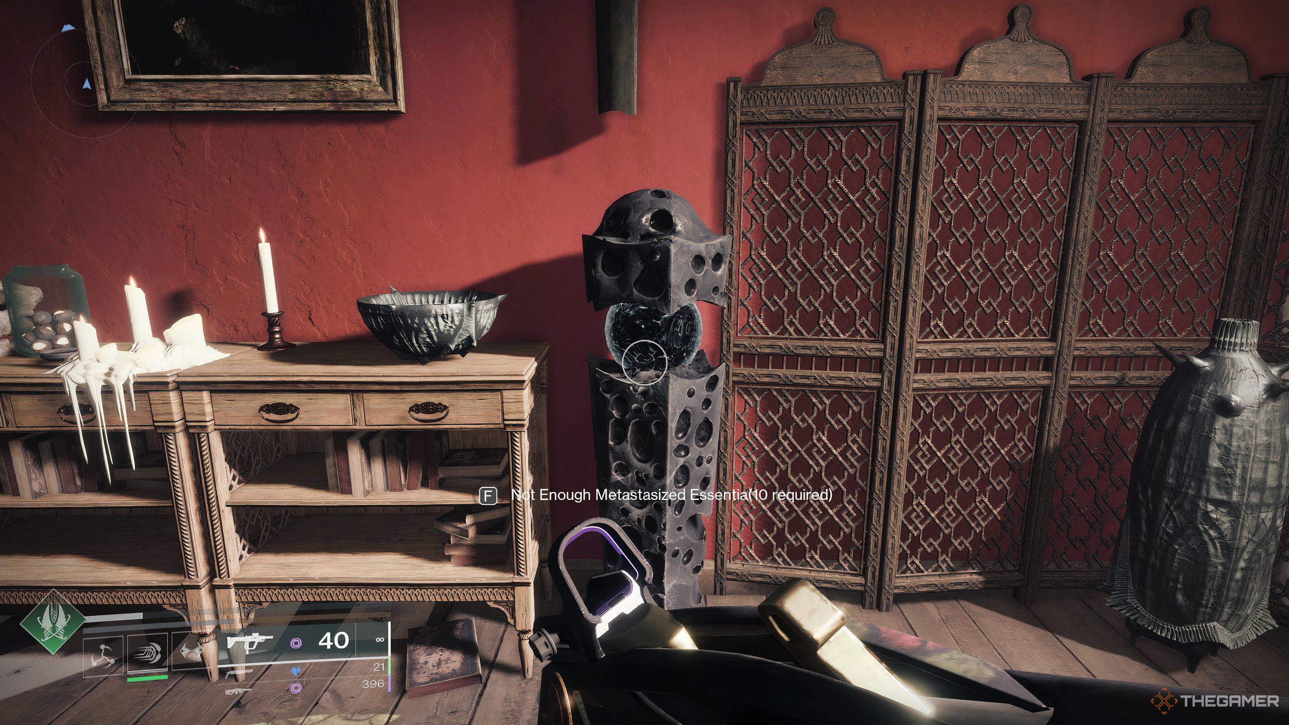 The Taken Altar in Eris Morn's flat in Destiny 2.