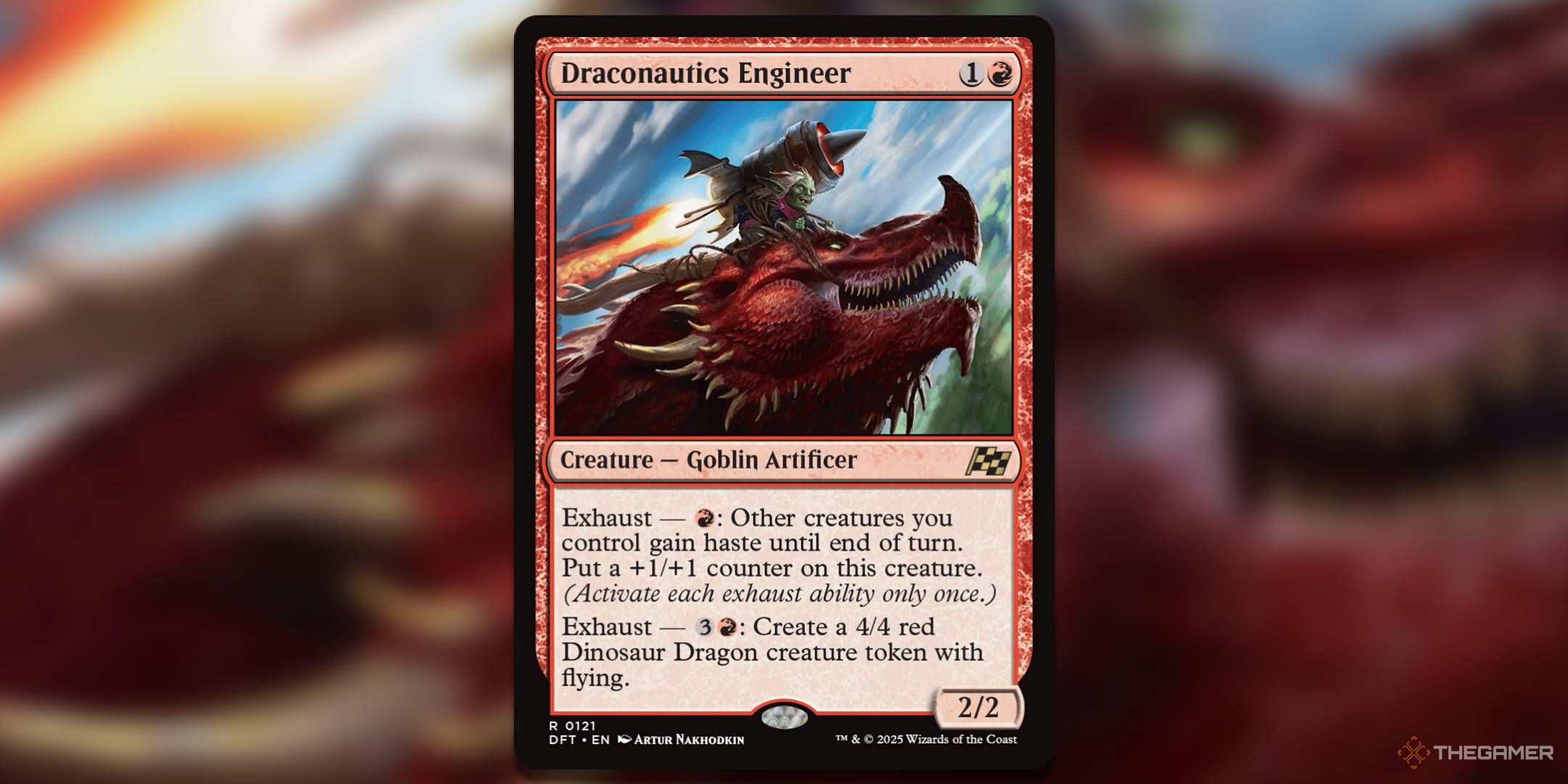 Image of Draconautics Engineer card in Magic: The Gathering.