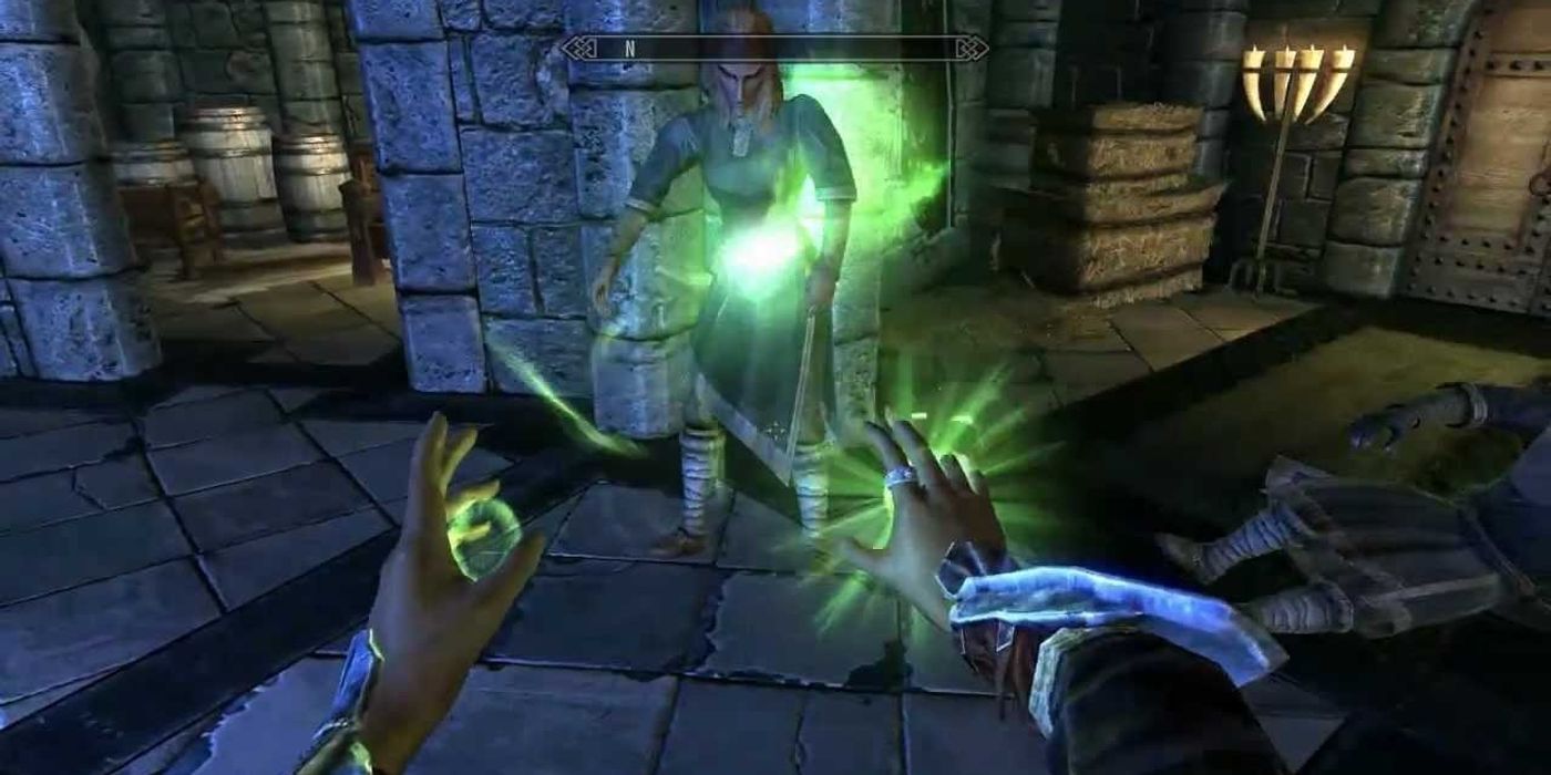 Paralyze in Skyrim