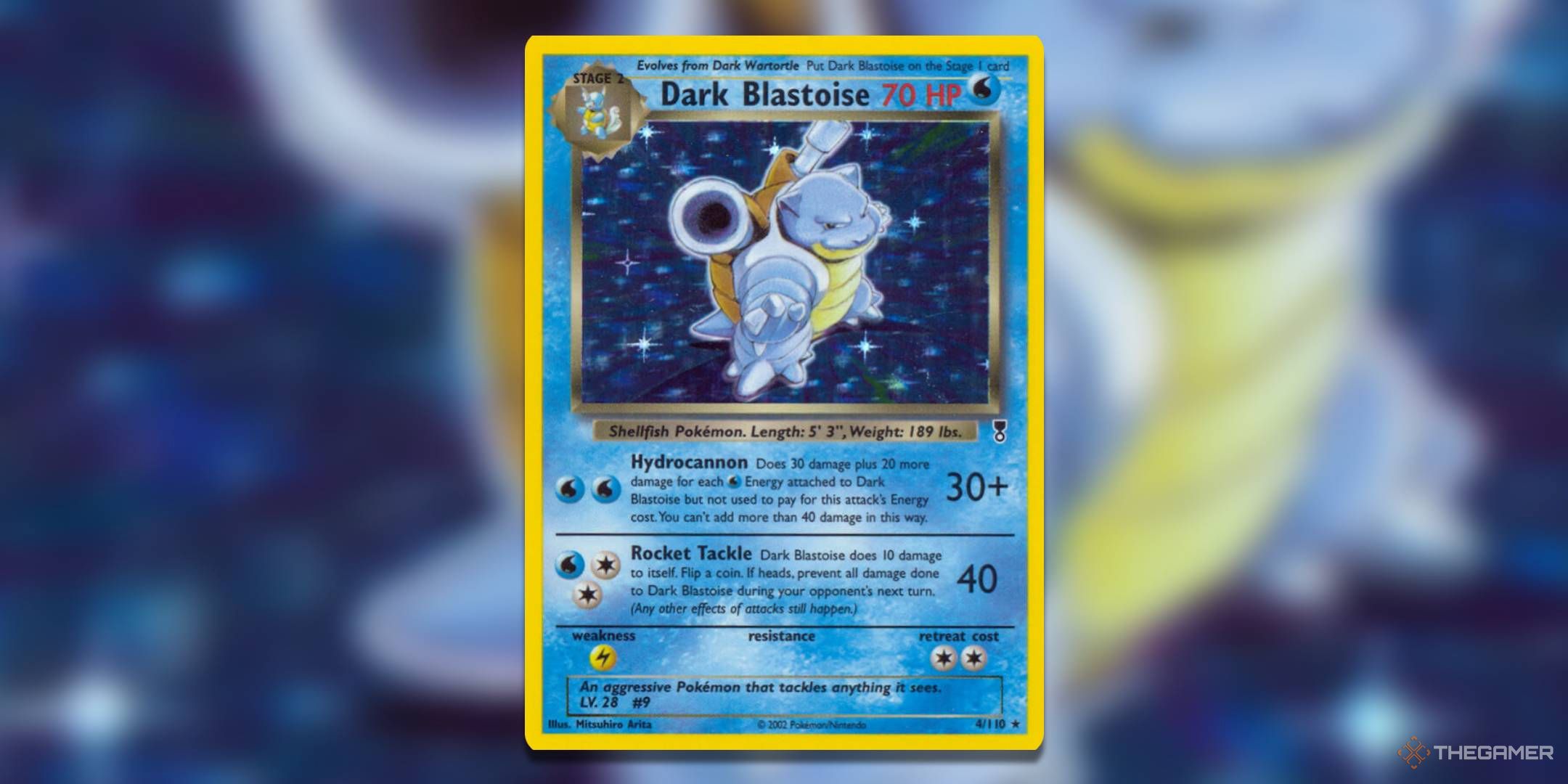 Pokemon TCG Legendary Collection Dark Blastoise.