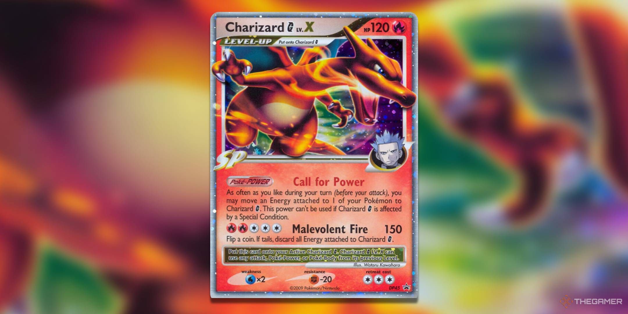 Pokemon TCG Diamond and Pearl Charizard LVX.