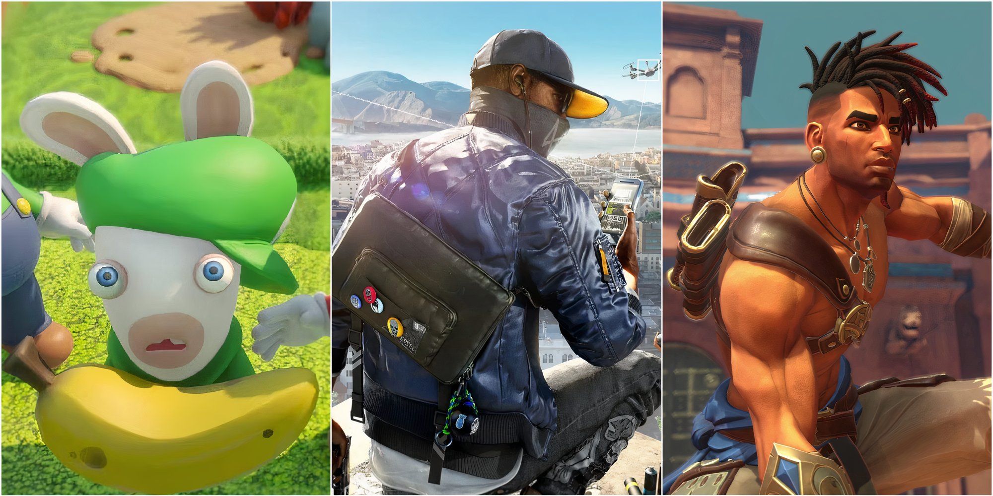 Mario + Rabbids, Watchdogs 2, Prince of Persia: The Lost Crown