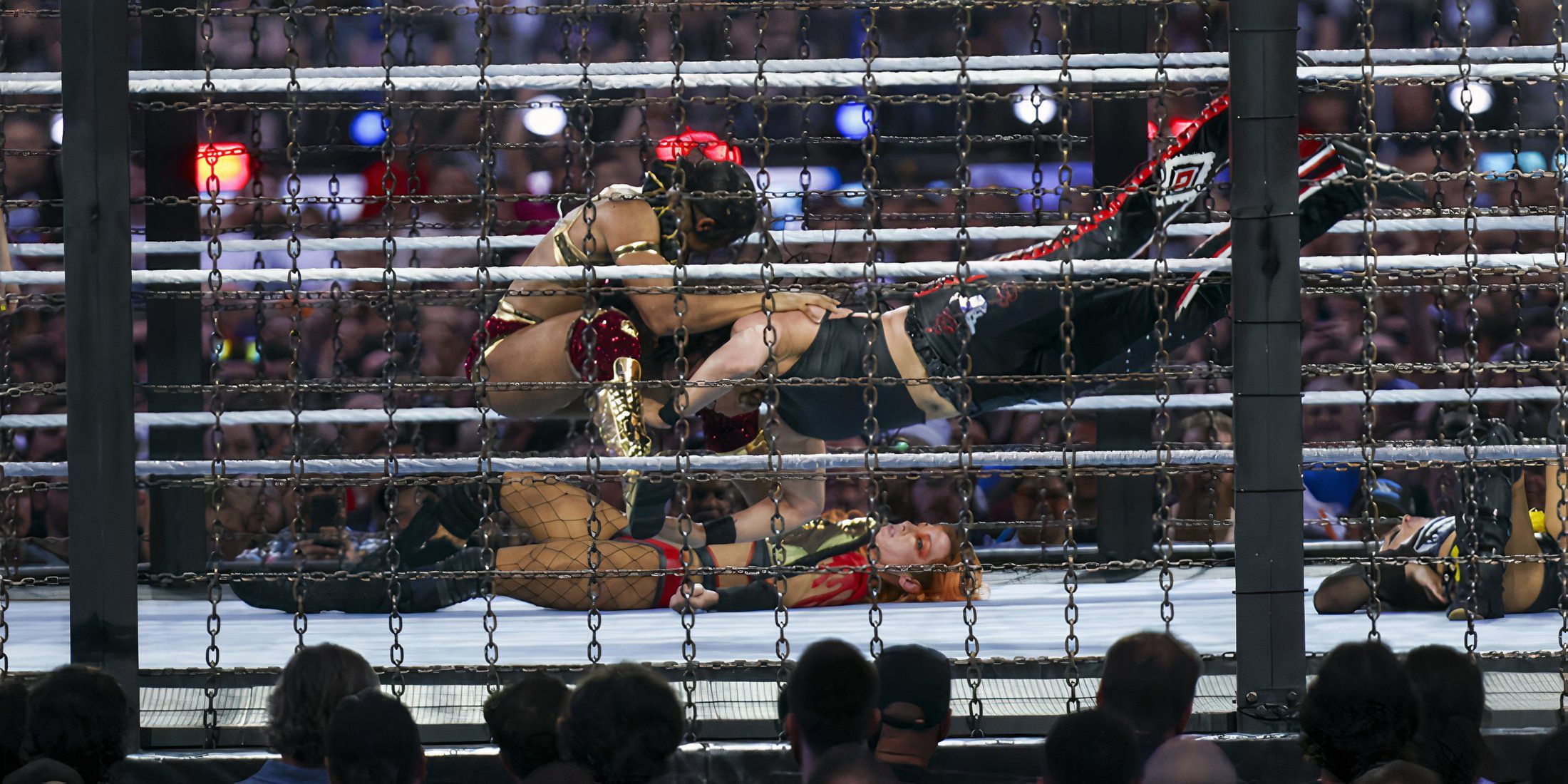 elimination chamber 2024 women match