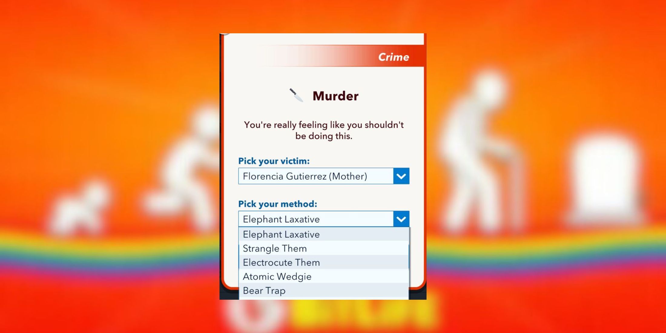 how to strangle enemies in bitlife 