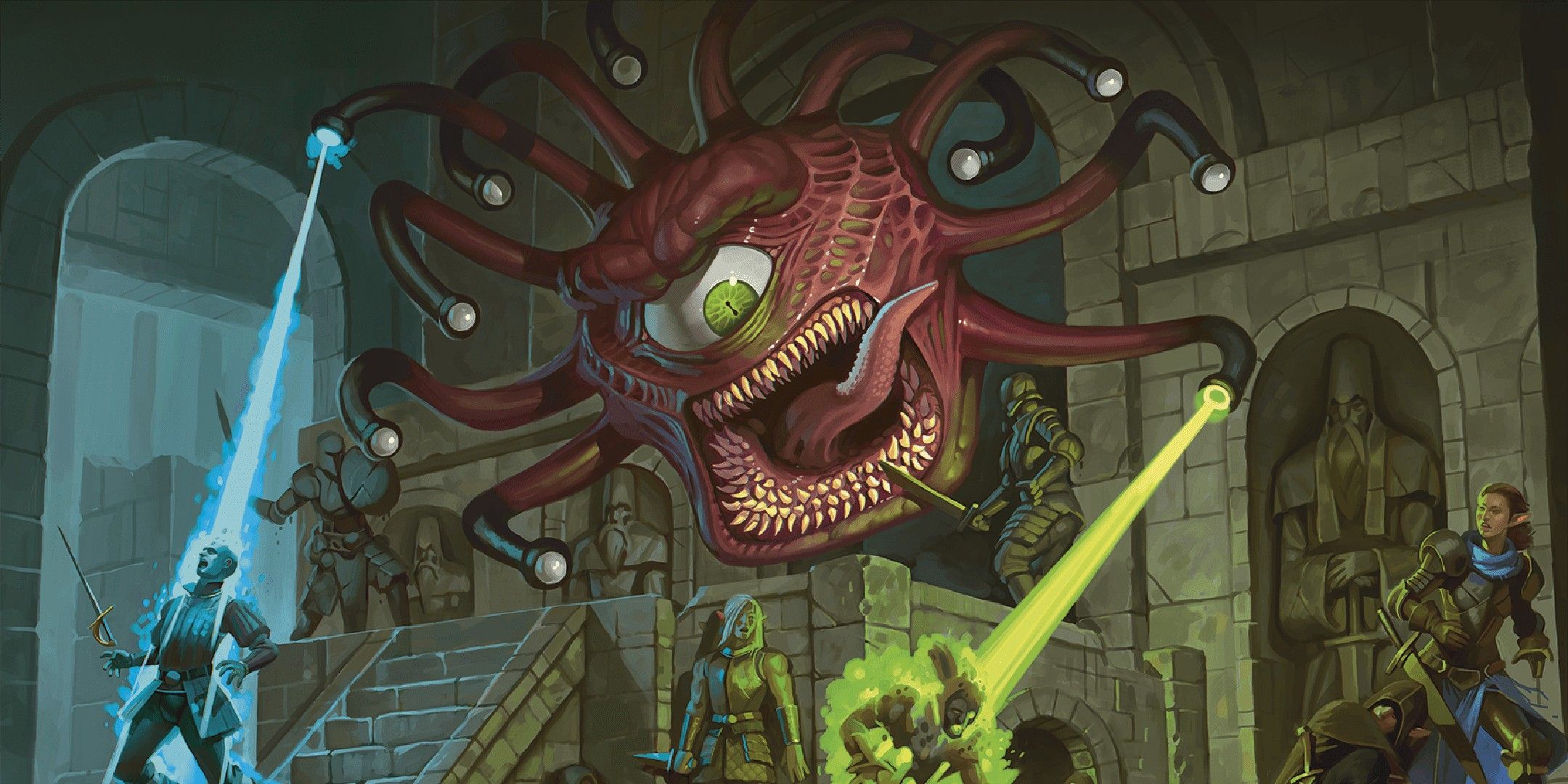 Dungeons & Dragons image showing a beholder.