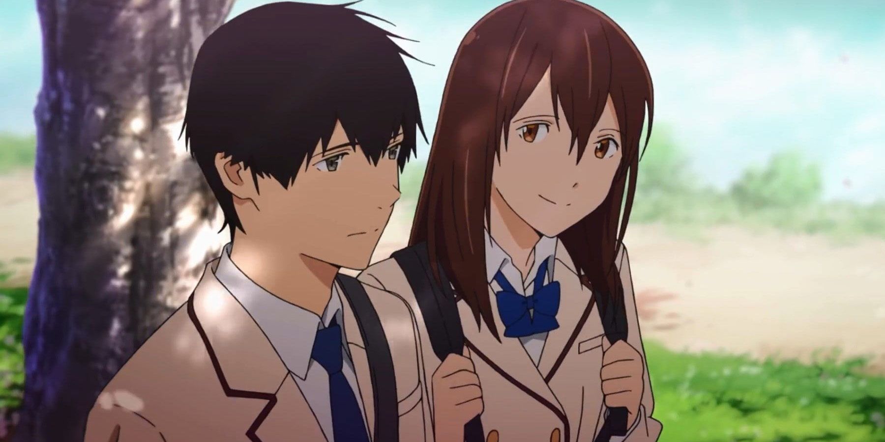 Haruki and Sakura in I Want To Eat Your Pancreas anime movie