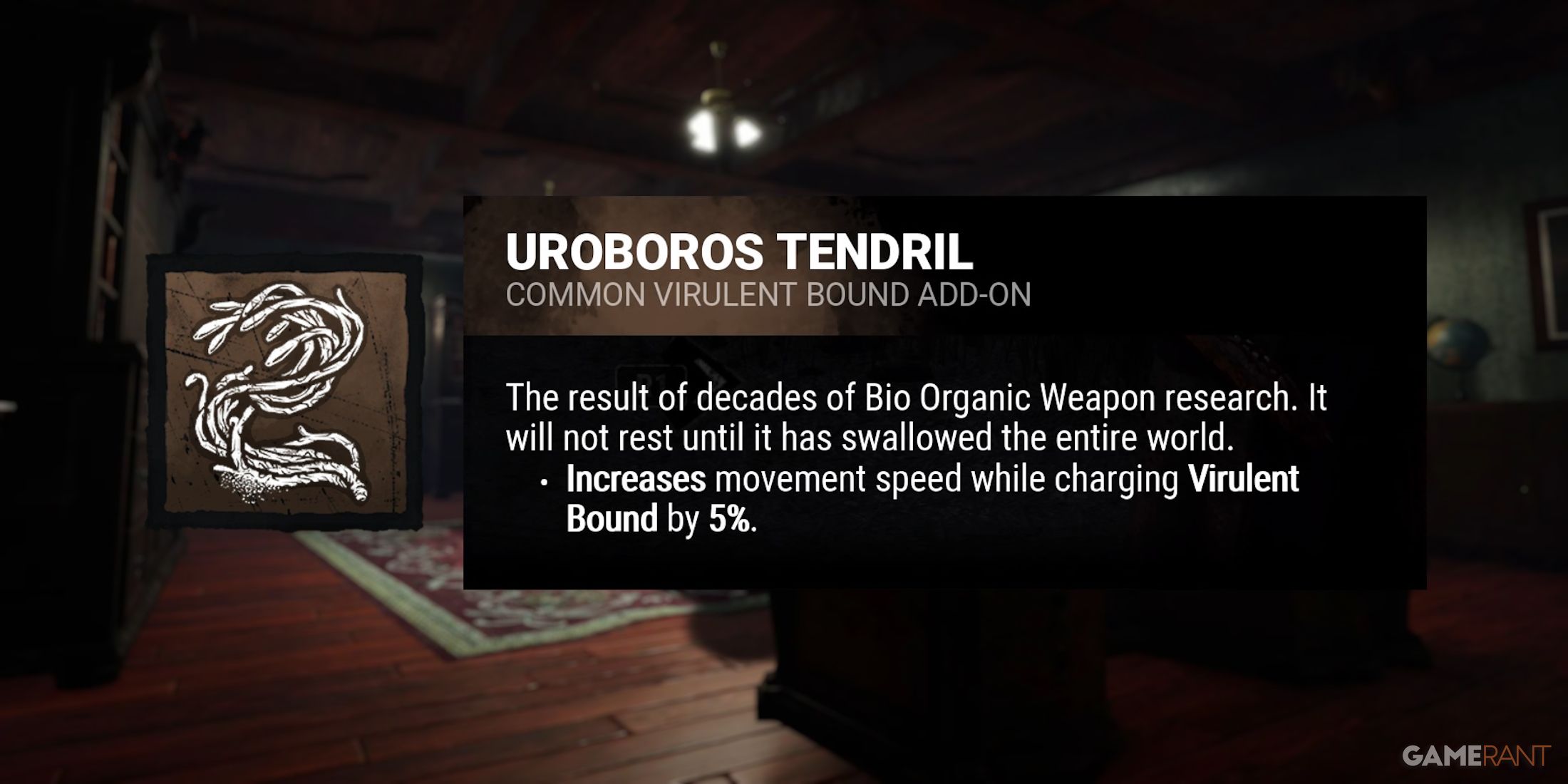 dead by daylight the mastermind uroboros tendril addon