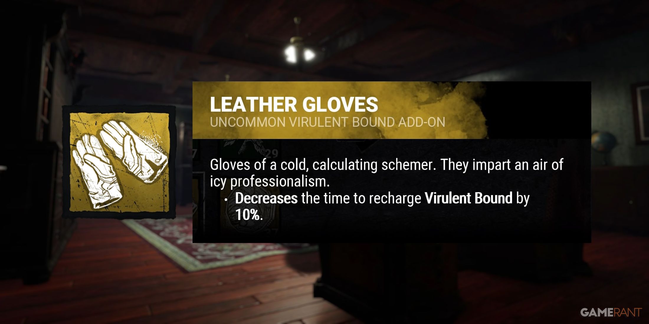 dead by daylight the mastermind leather gloves addon