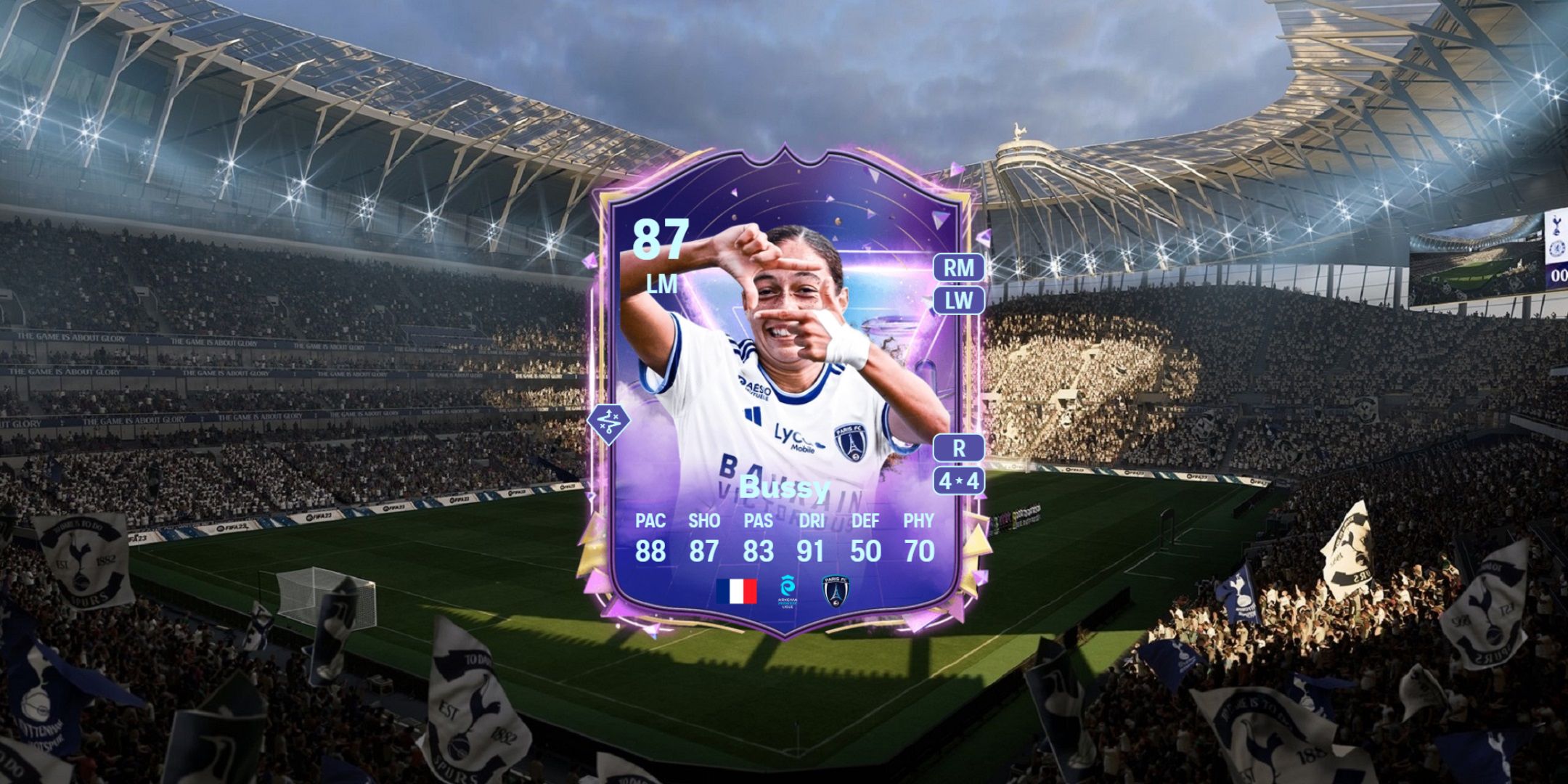 Bussy's card in EA Sports FC 25.