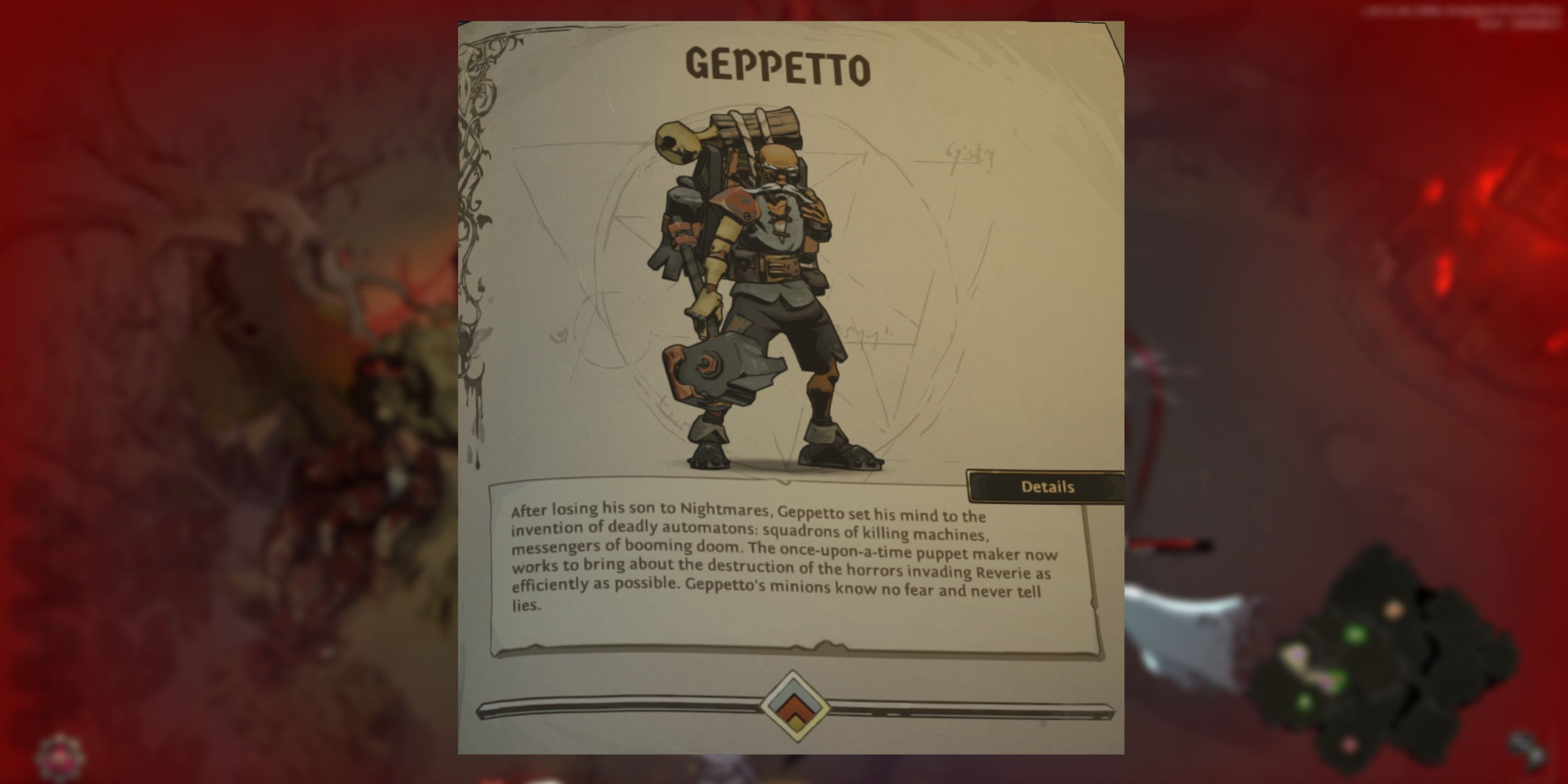 Ravenswatch - Geppetto Character Profile