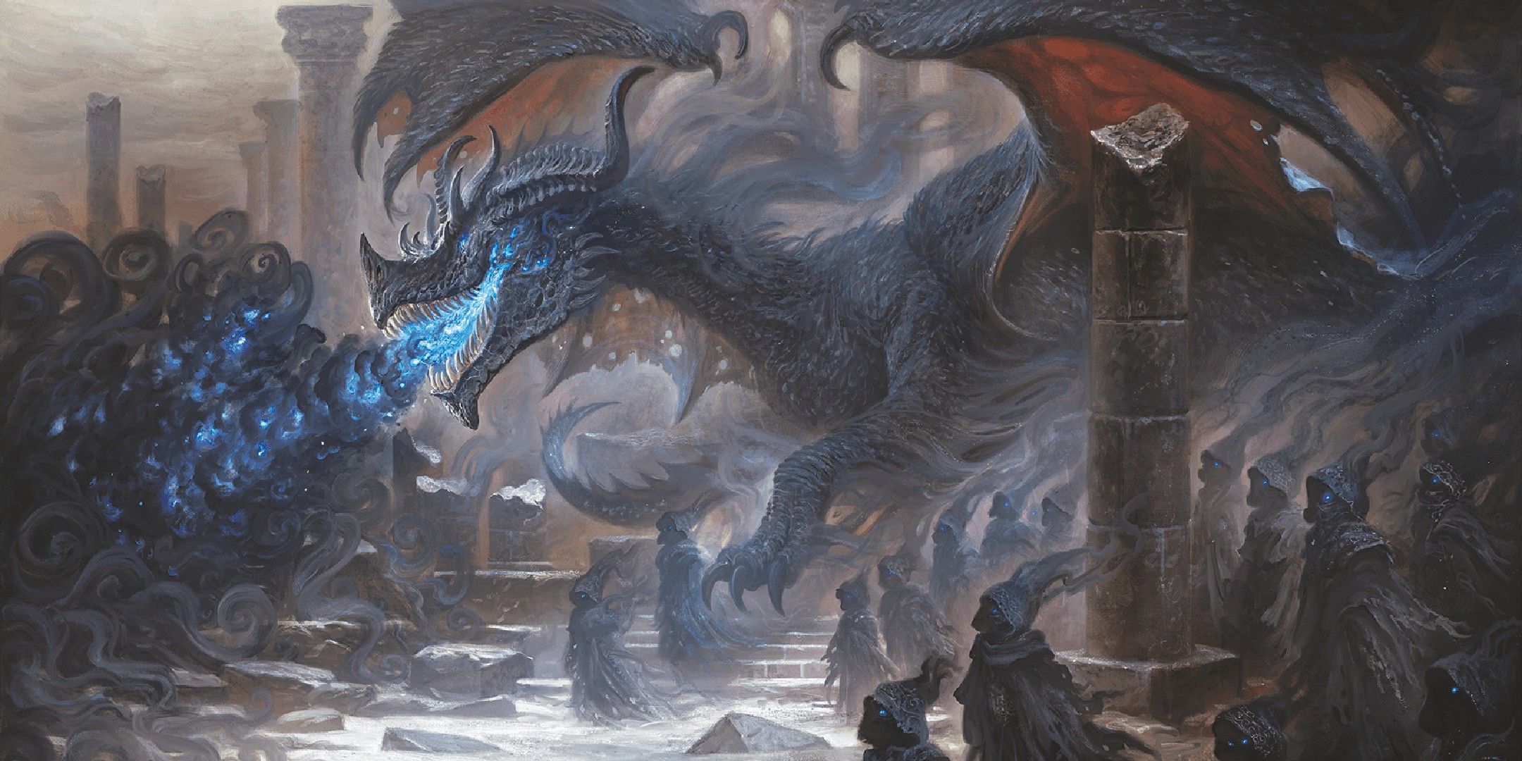 Dungeons & Dragons image showing a shadow dragon.