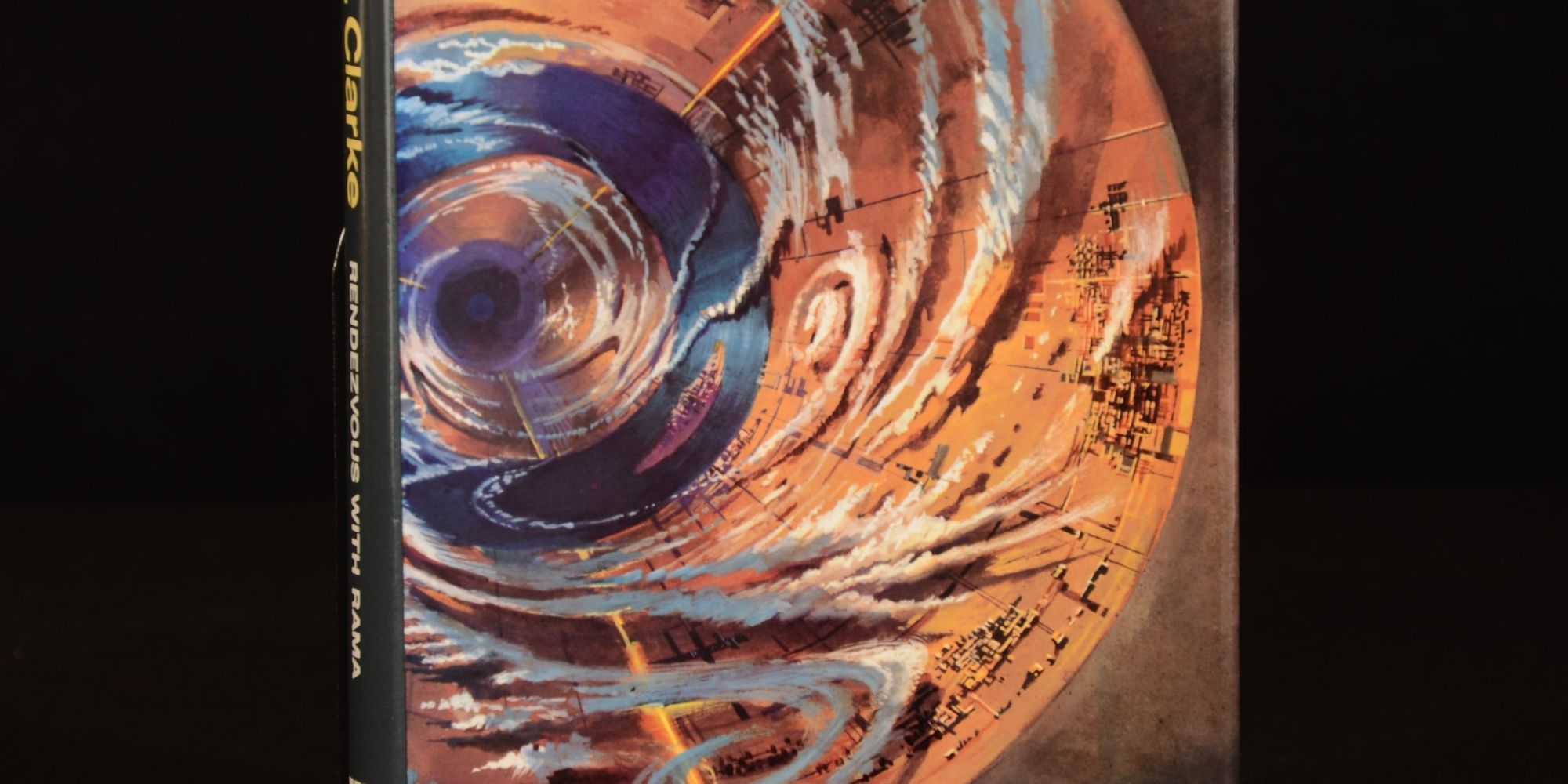 The cover of Arthur C. Clarke's novel Rendezvous With Rama