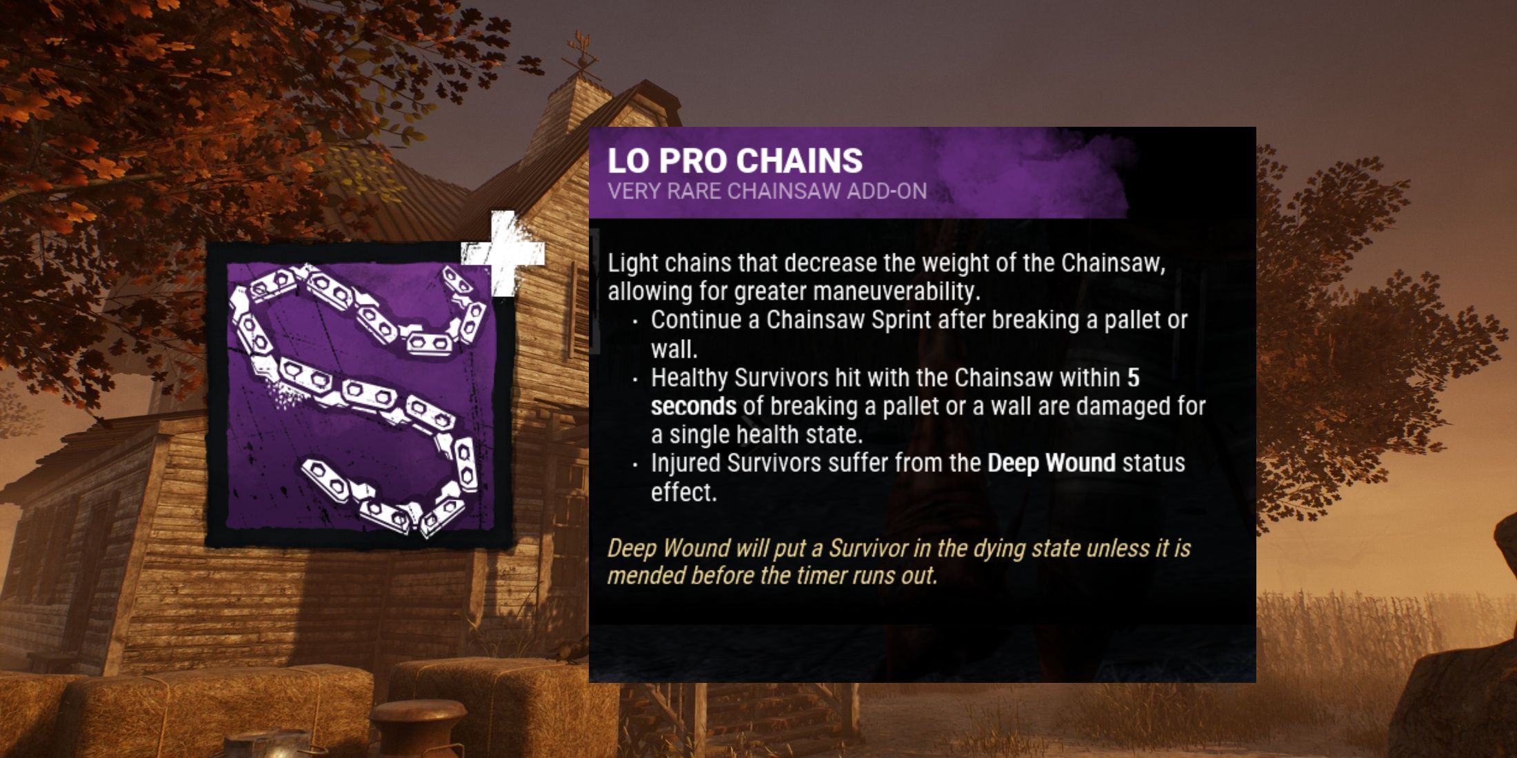 Lo Pro Chains DBD add-on