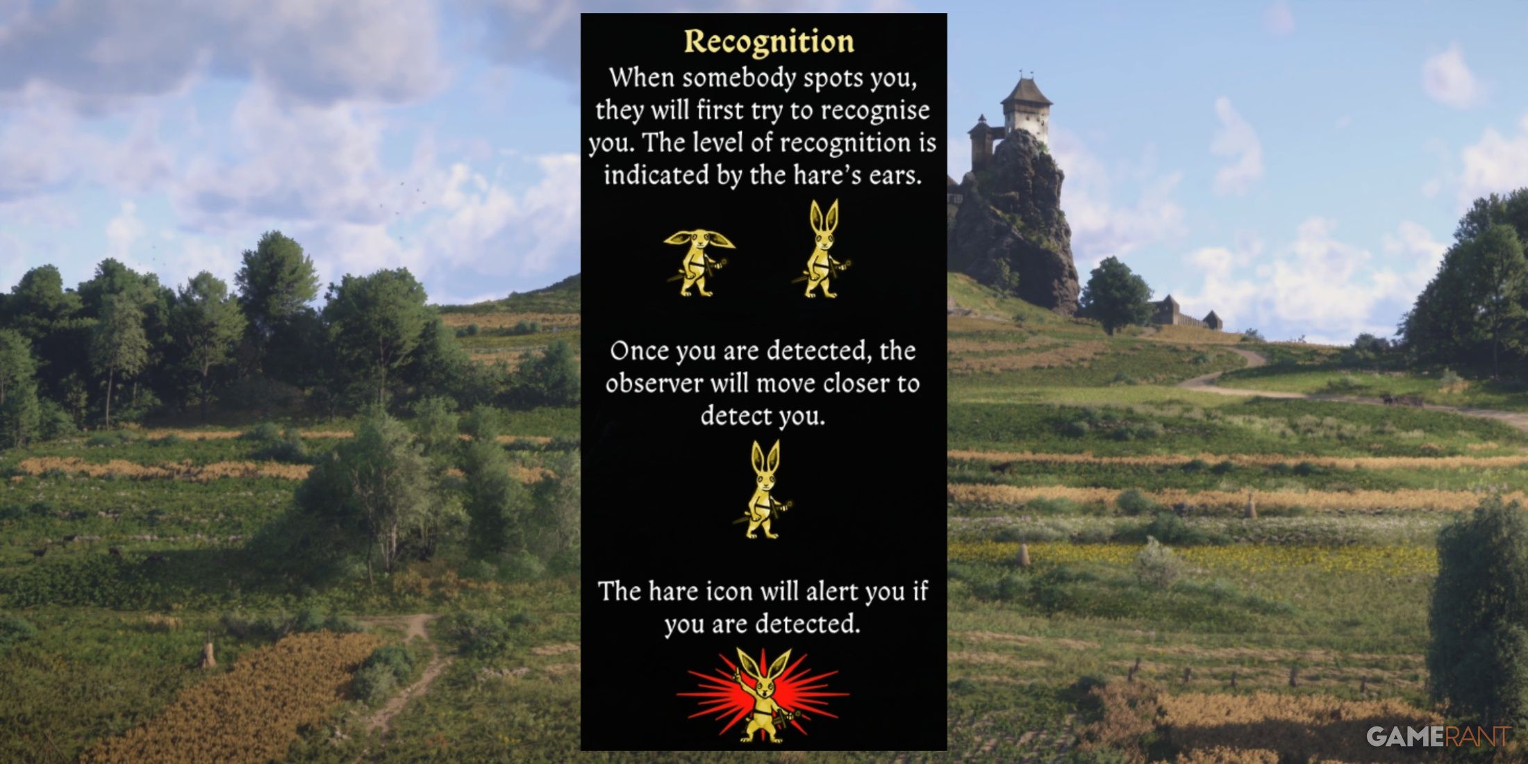 Kingdom Come Deliverance 2 - Behavior Indicator Hares - Recognition