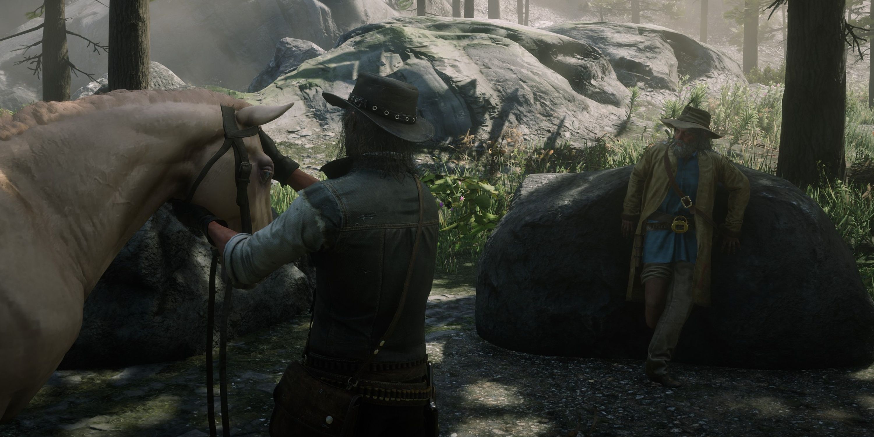 john marston meets hamish the veteran