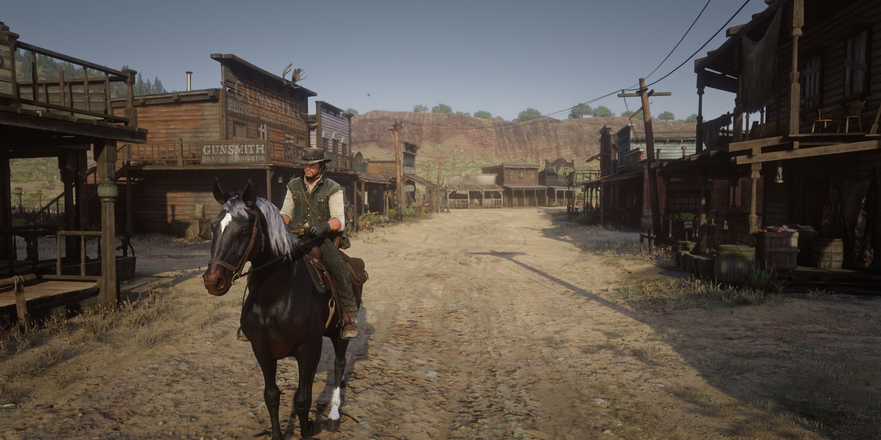 john marston rides through new austin