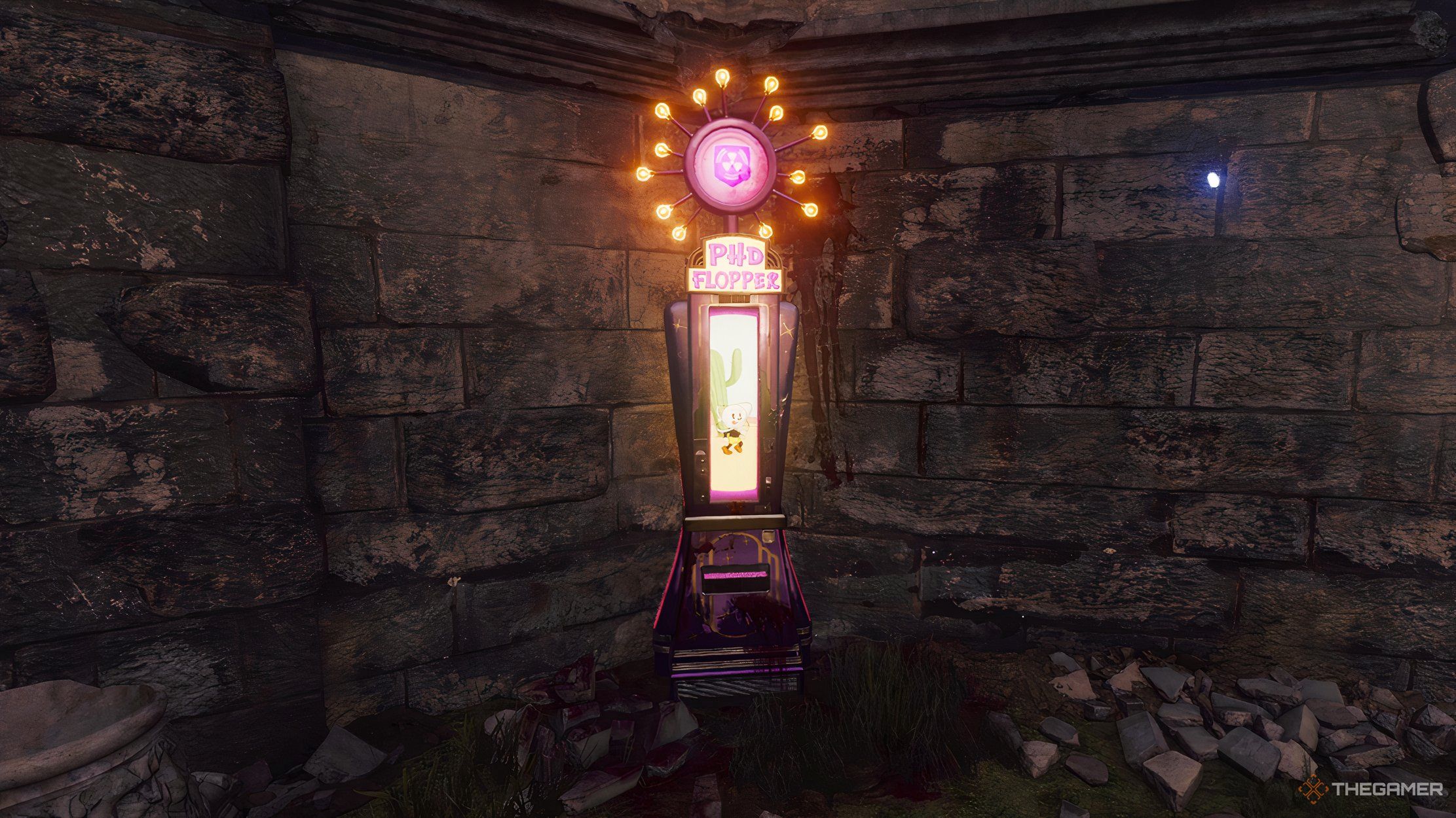 The PHD Flopper perk machine in The Tomb in Call of Duty Black Ops 6.